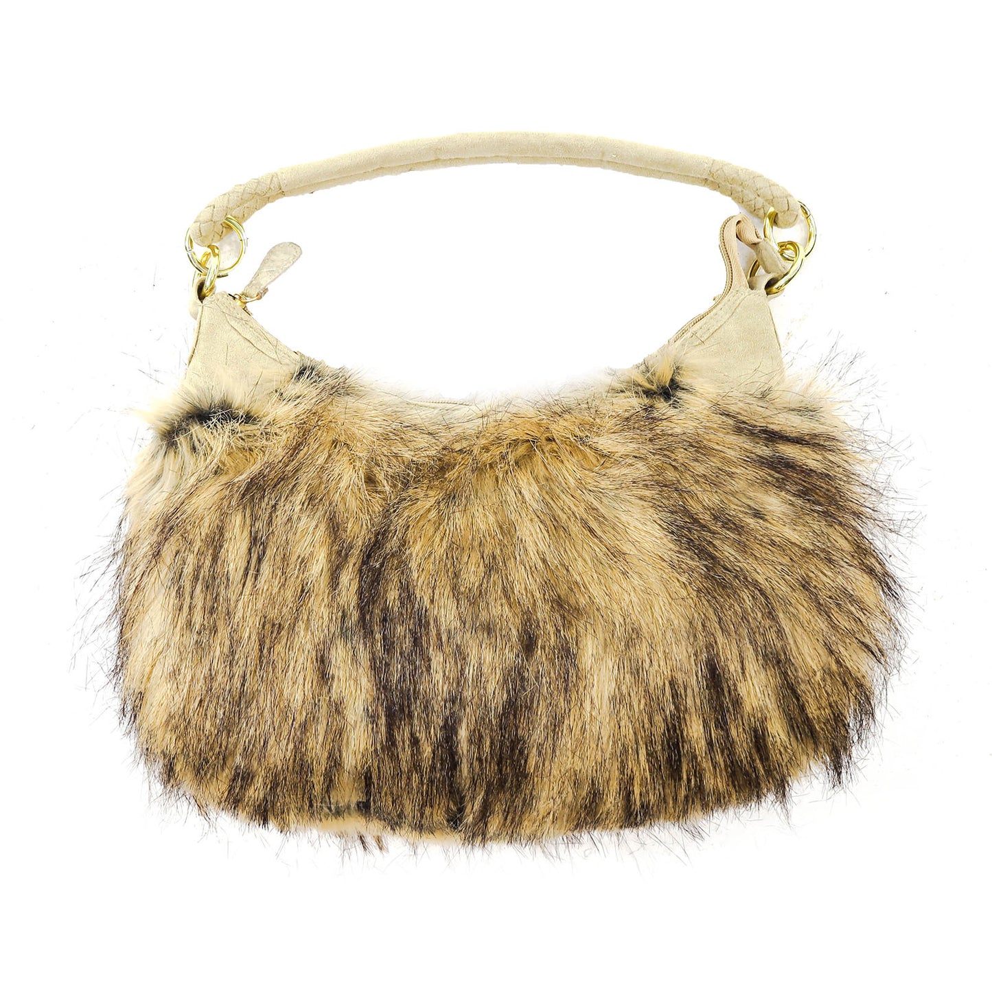 Faux Raccoon Purse- One Size