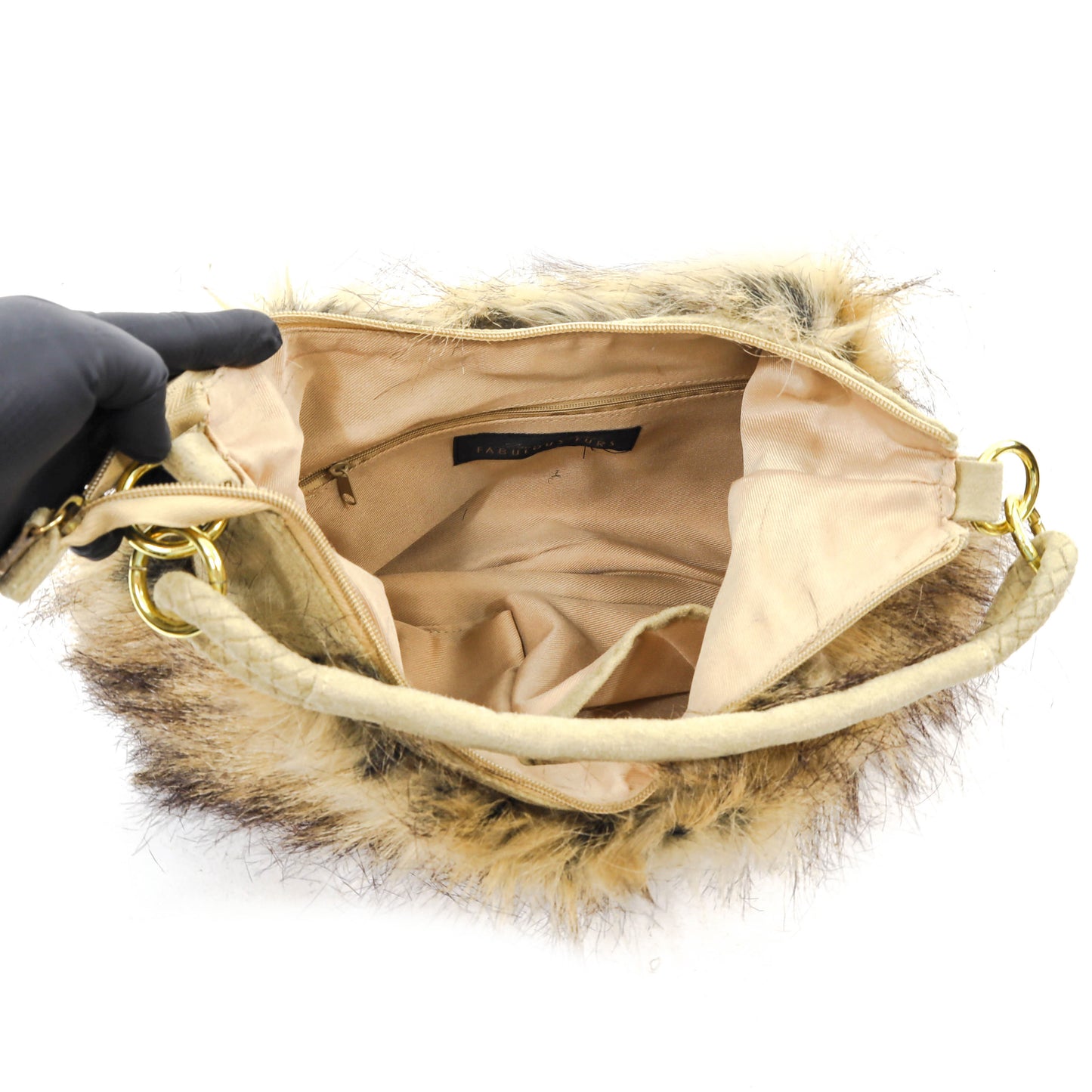Faux Raccoon Purse- One Size