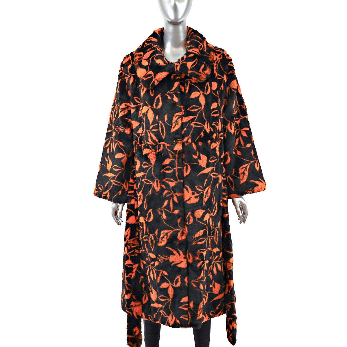Multicolor Rabbit Coat- Size L