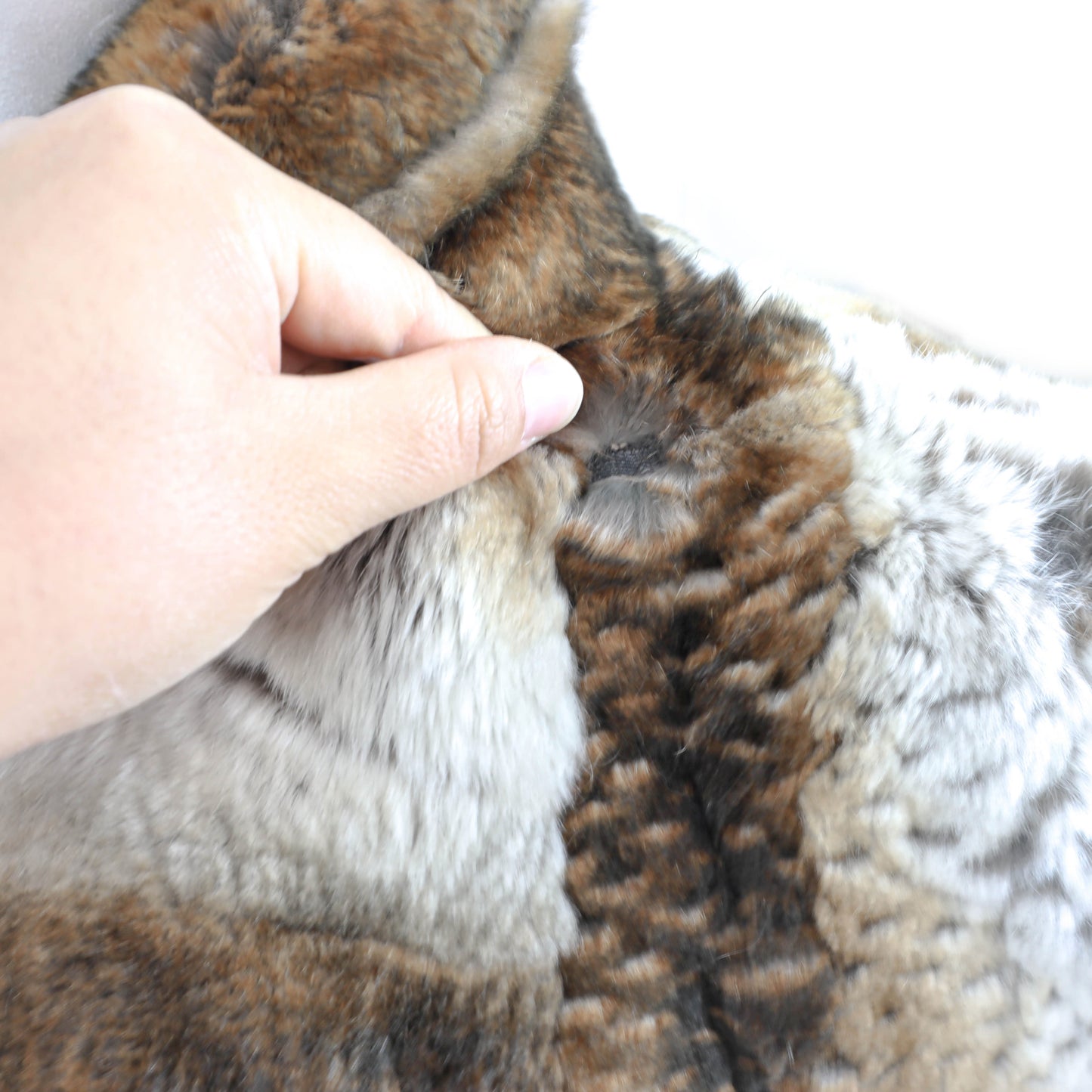 Rex Rabbit Jacket with Ruffles- Size S