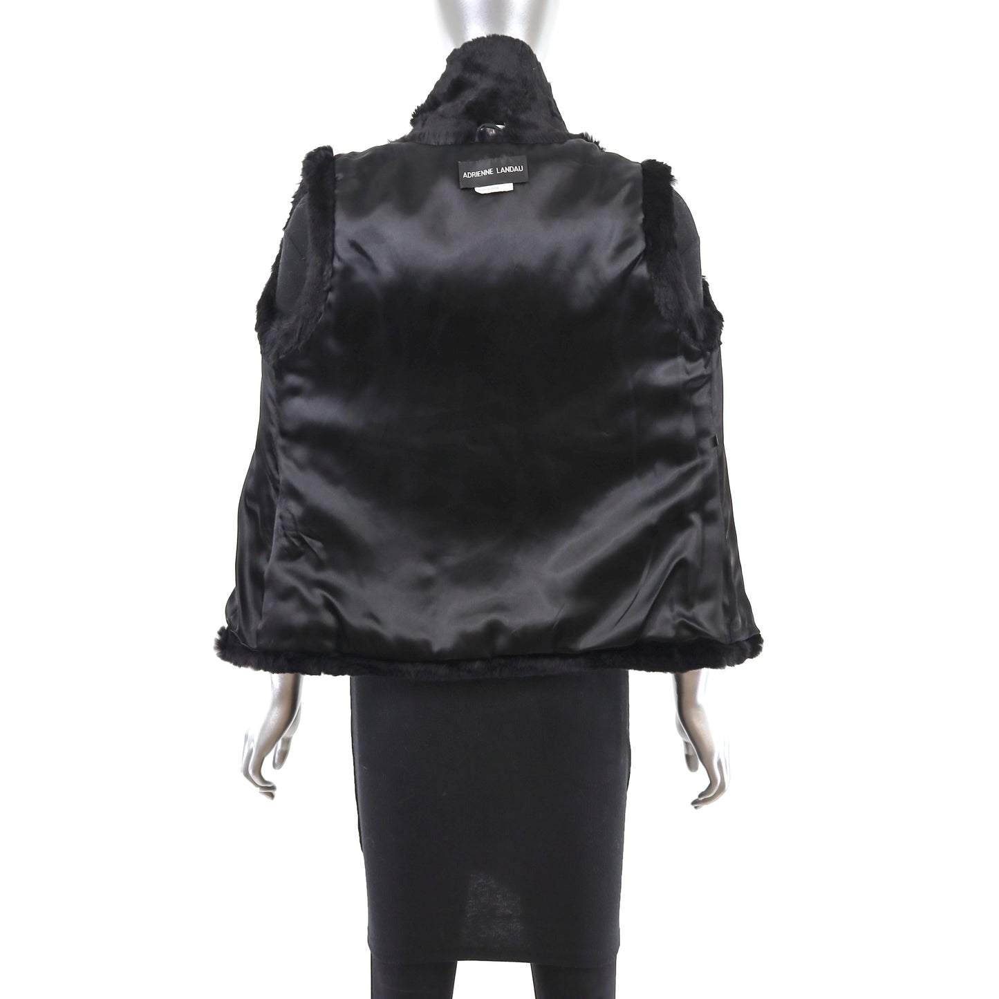 Sheared Rabbit Vest- Size S