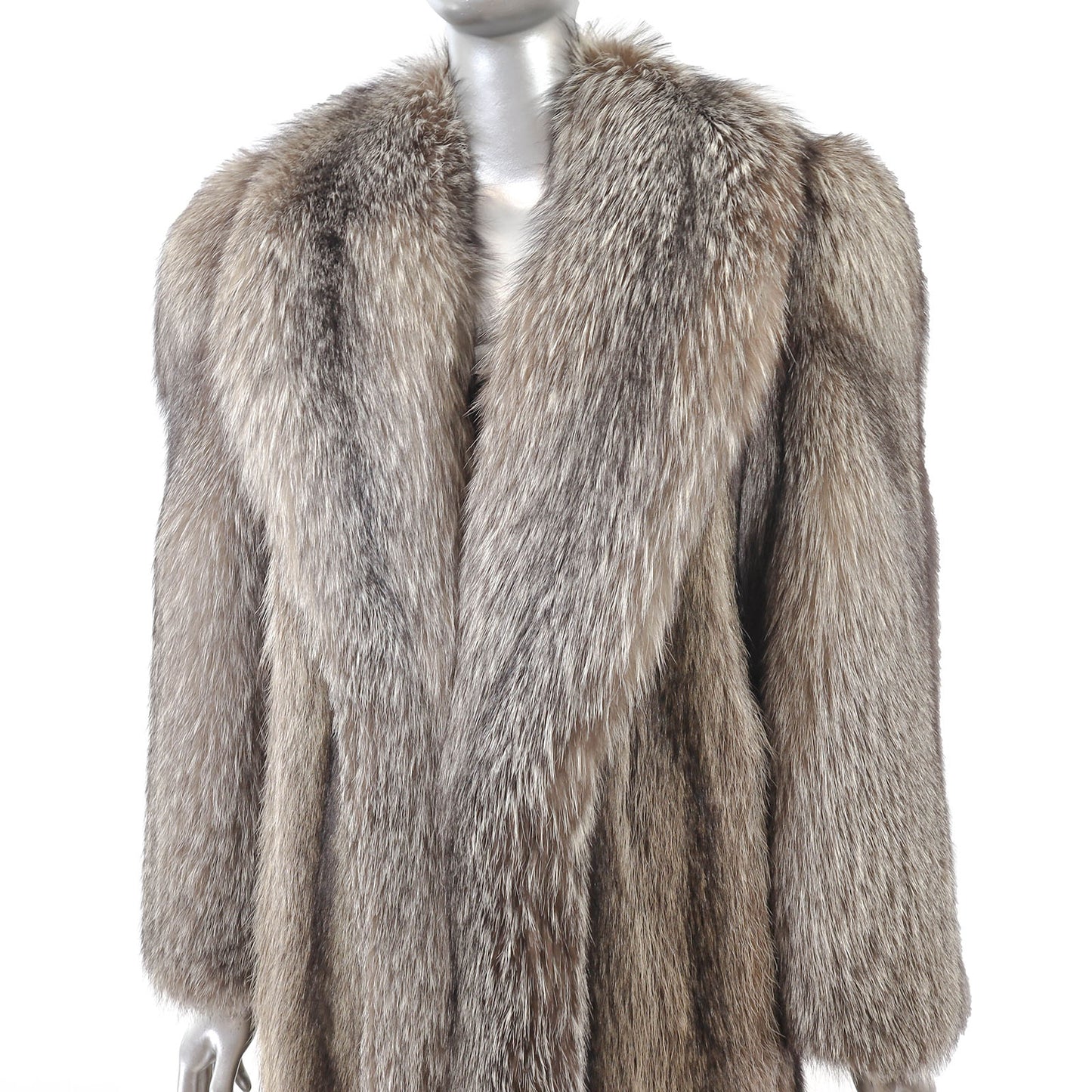 Raccoon and Fox Coat- Size M