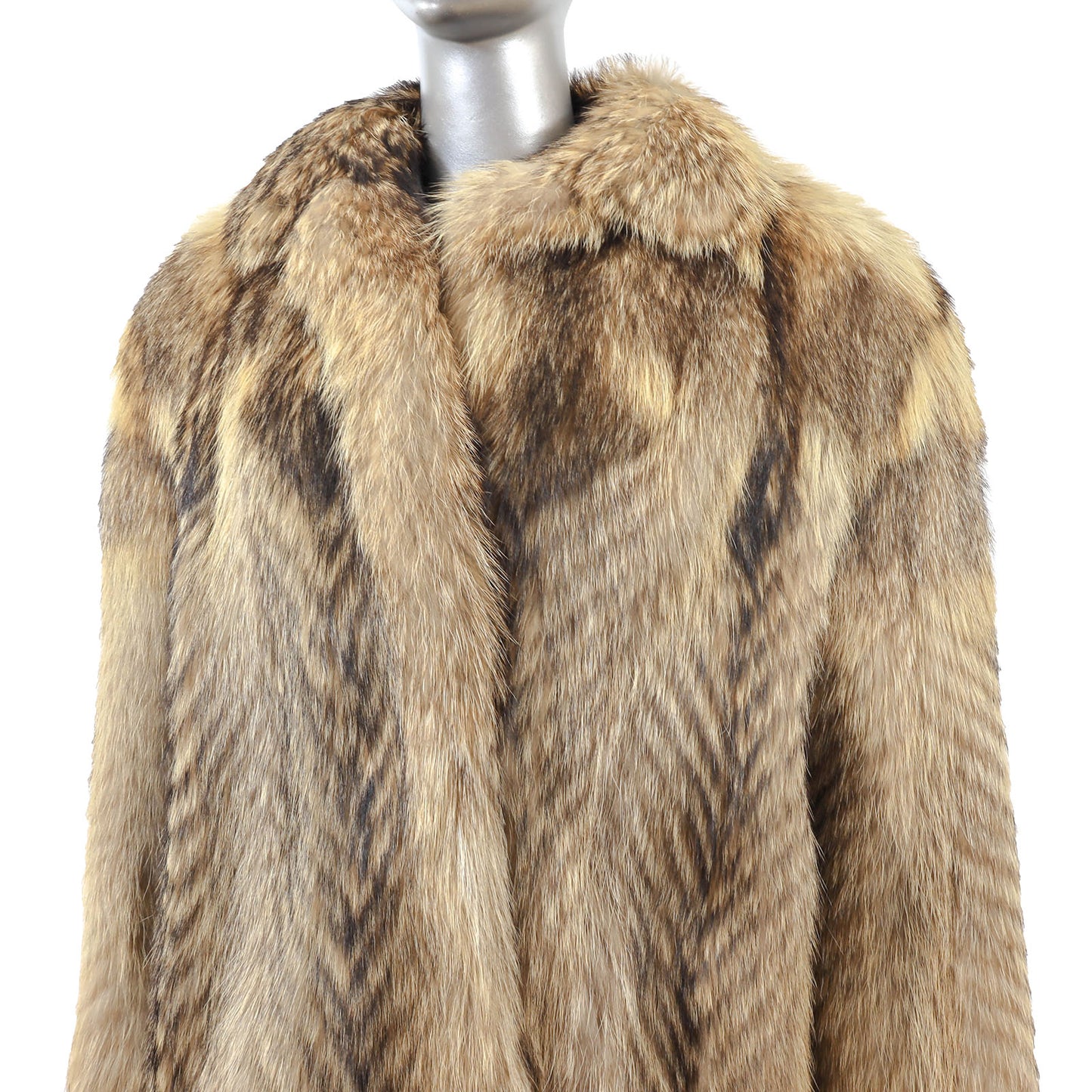 Feathered Raccoon Jacket- Size M