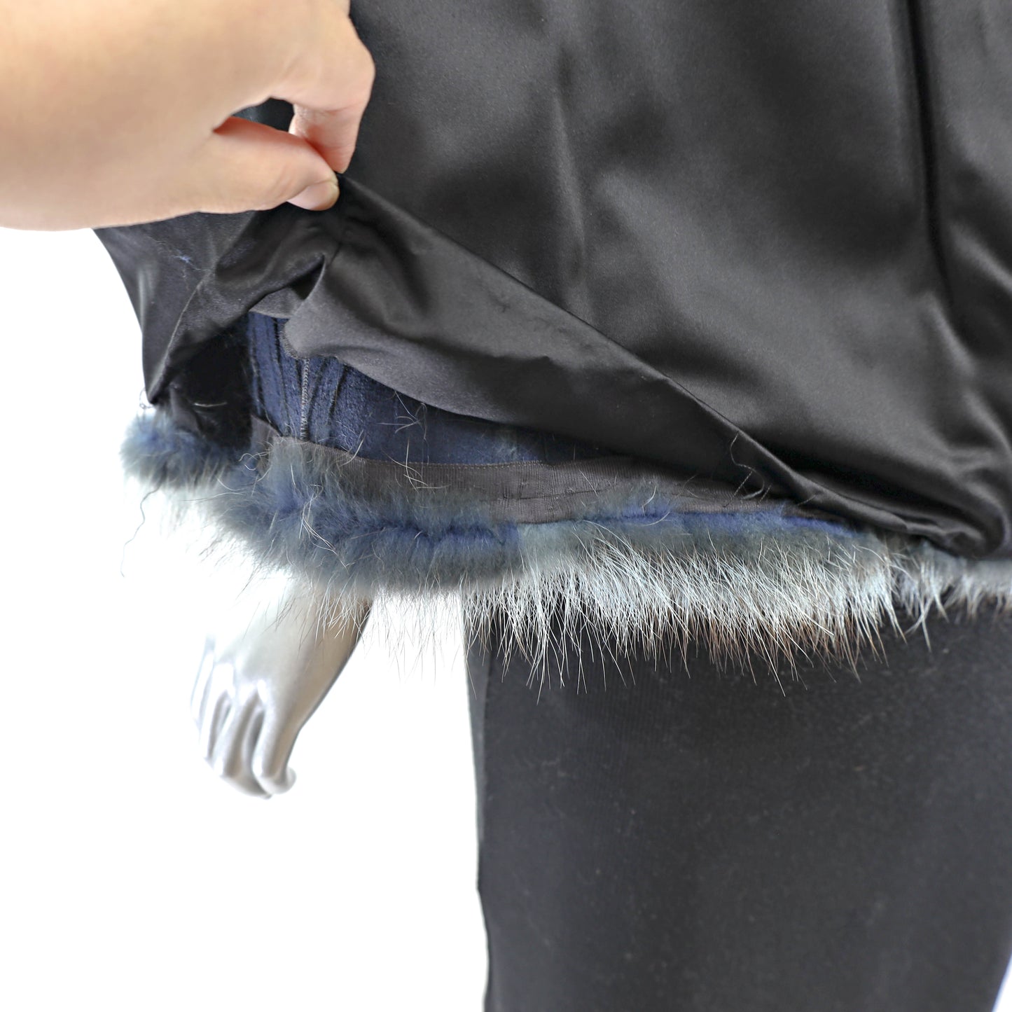 Blue Raccoon Jacket- Size M