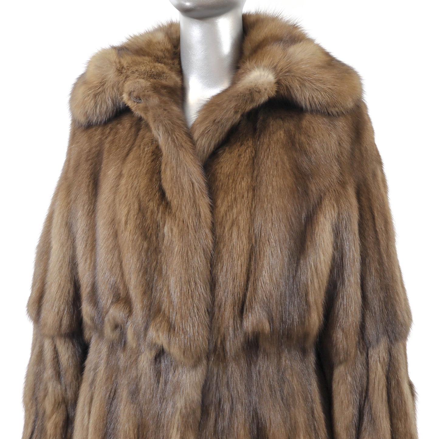 Zuki/ Saks Fifth Avenue Brown Sable Coat- Size M