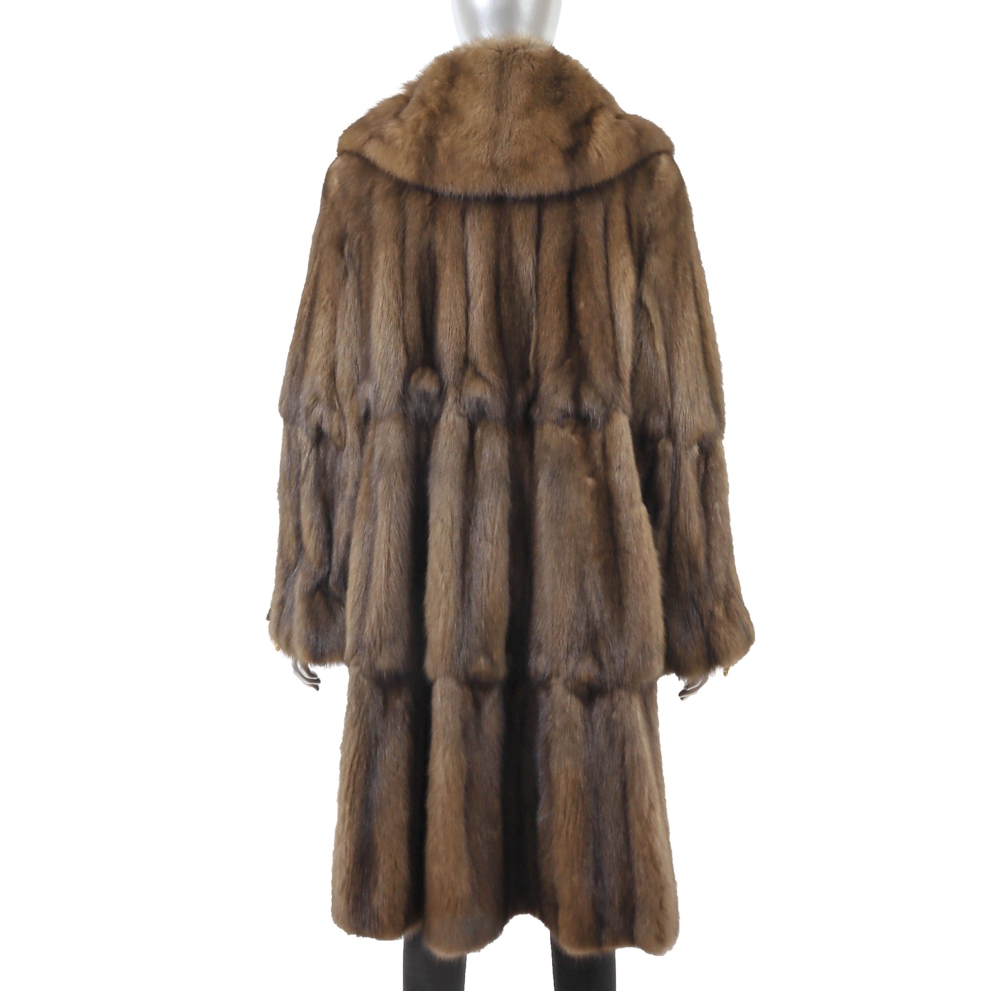 Zuki/ Saks Fifth Avenue Brown Sable Coat- Size M