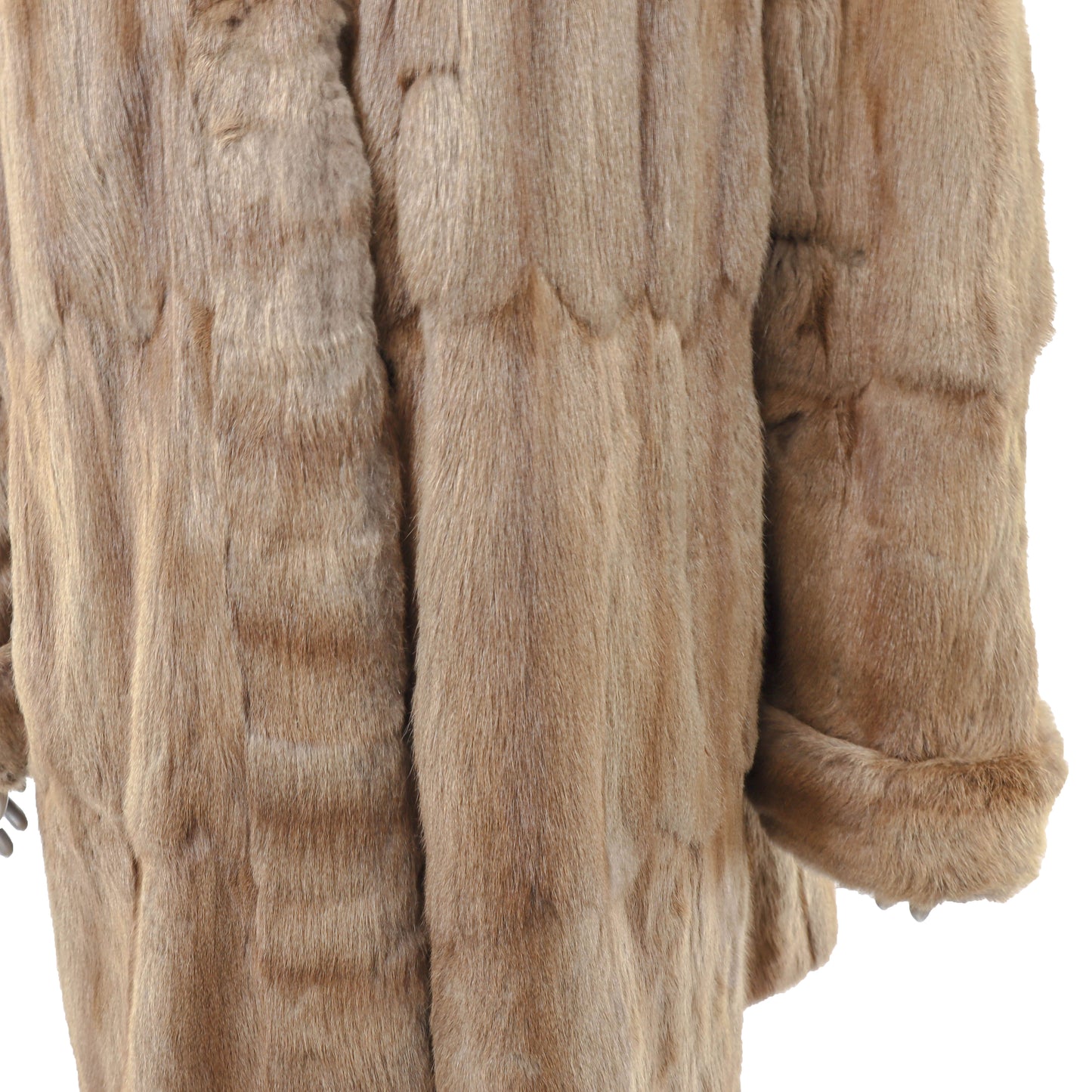 Neiman Marcus/ Sorbara Brown Squirrel 3/4 Coat- Size XL
