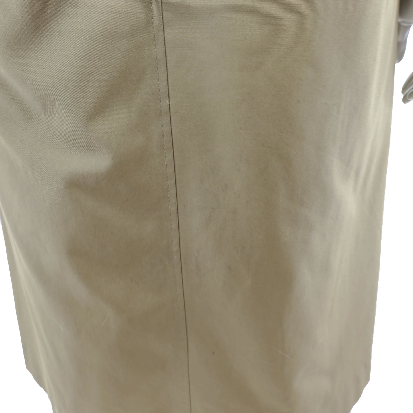 Taffeta Hooded Coat with Opossum Lining- Size S