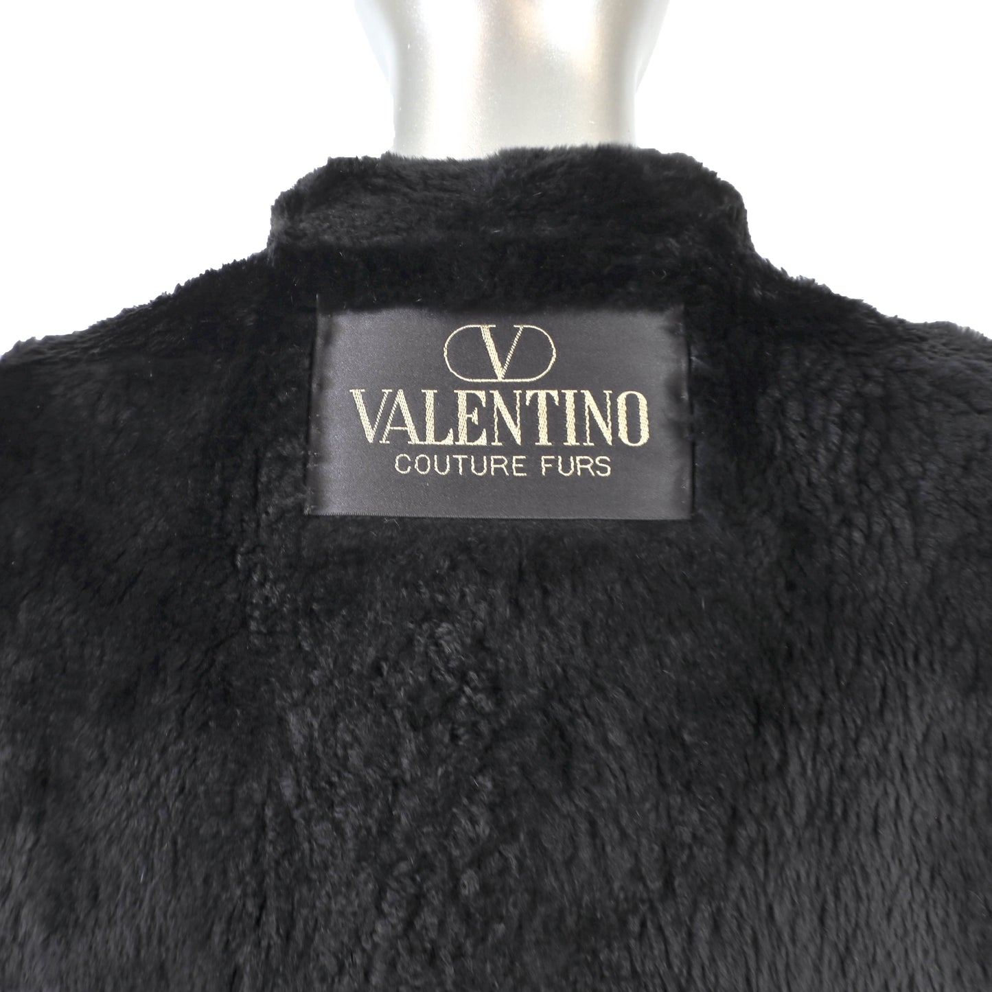 Valentino Burgundy Coat with Sheared Nutria Lining- Size XL