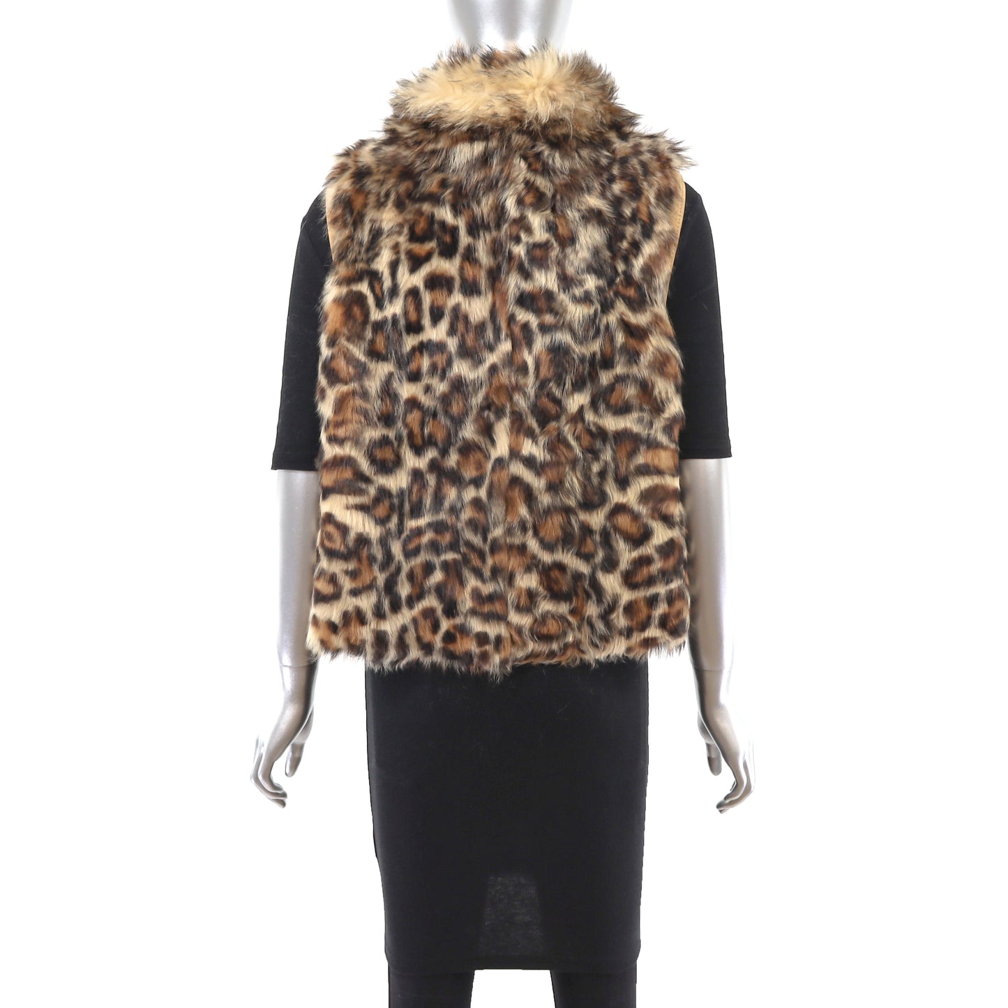 Leopard Printed Toscana Reversible Vest- Size S