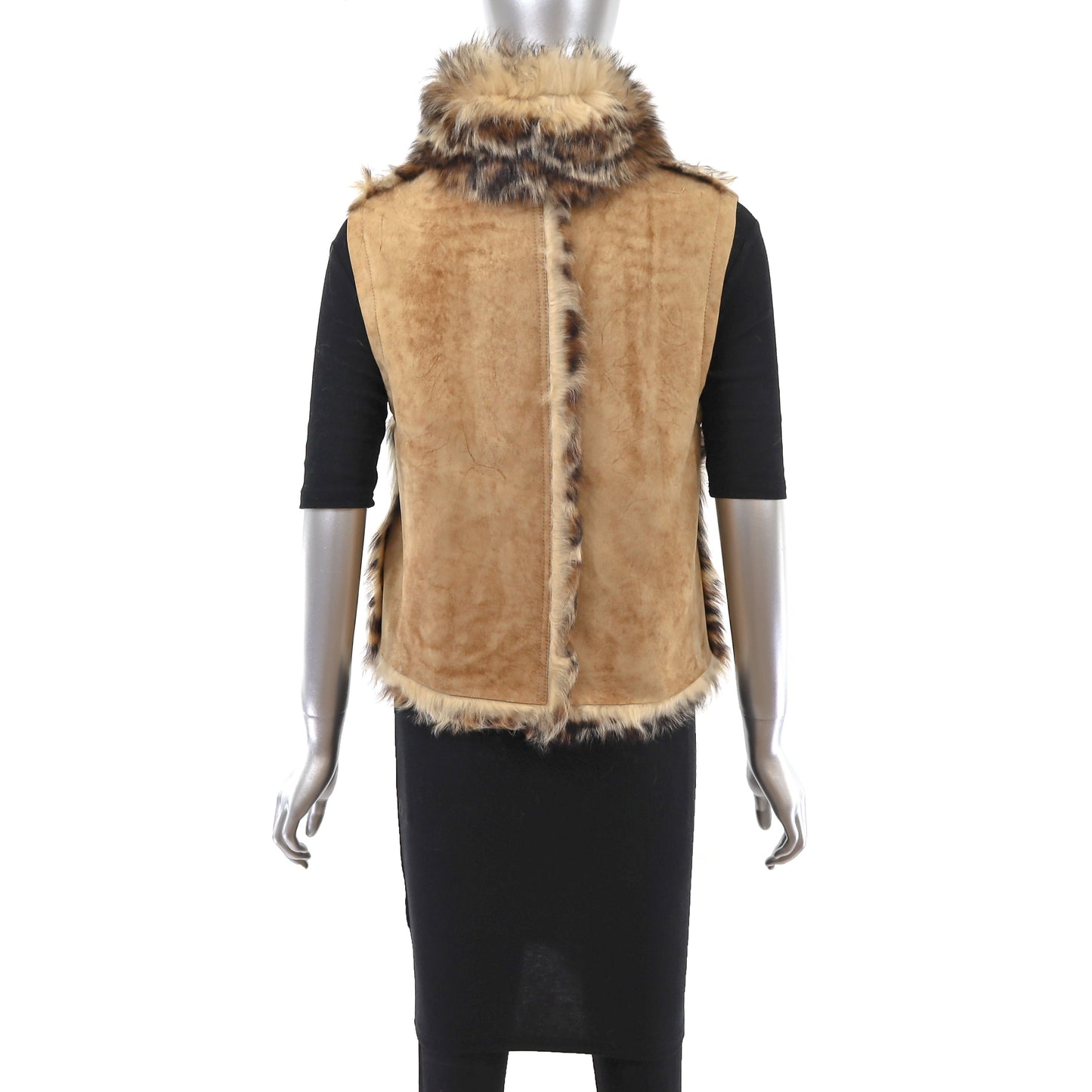 Leopard Printed Toscana Reversible Vest- Size S