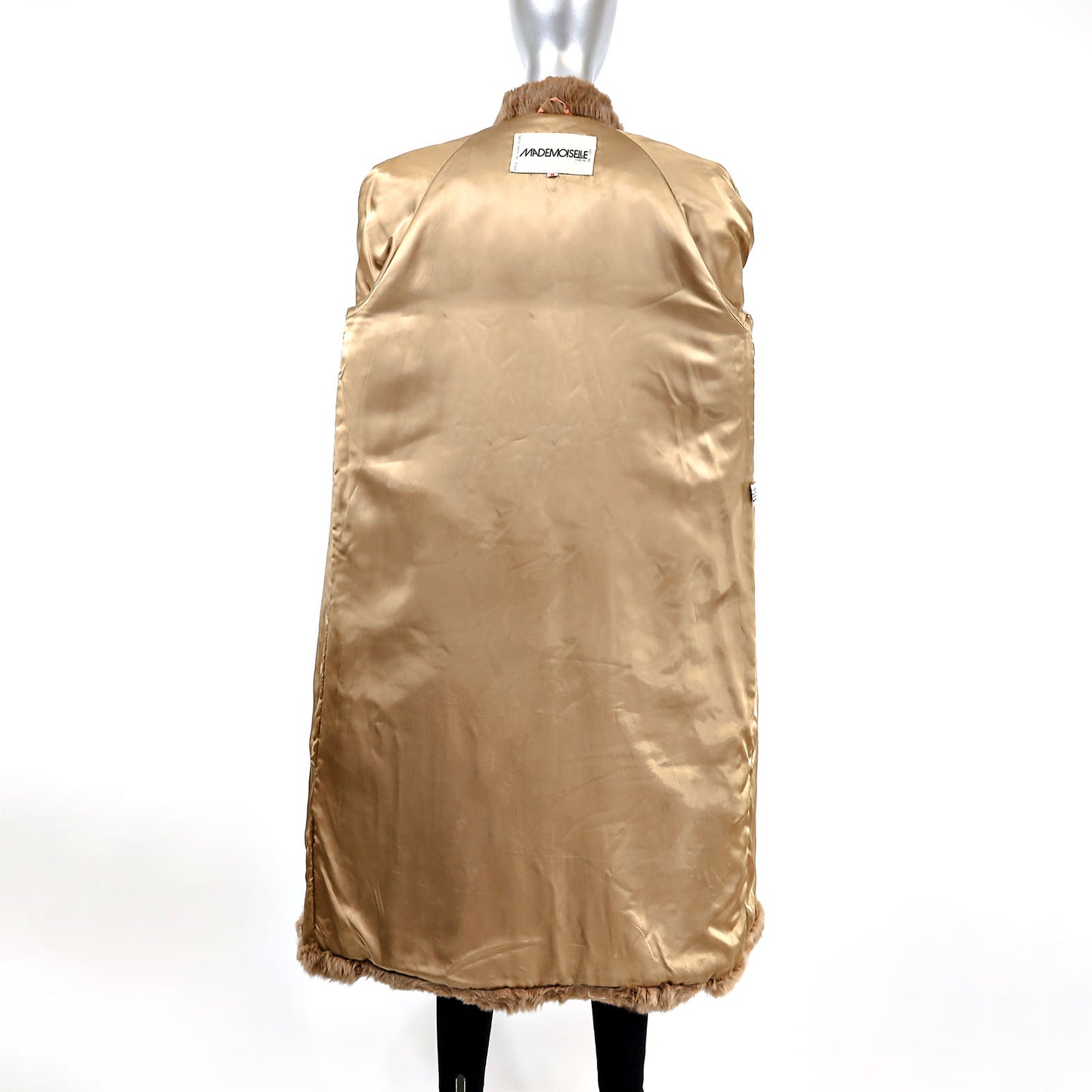 Full Length Rabbit Coat- Size M