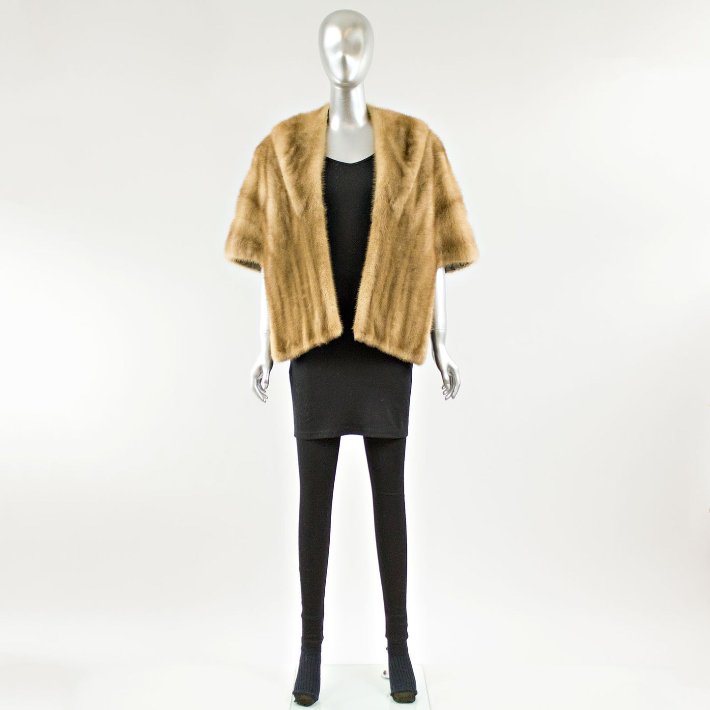 Autumn Haze Mink Fur Stole - One Size Fits All