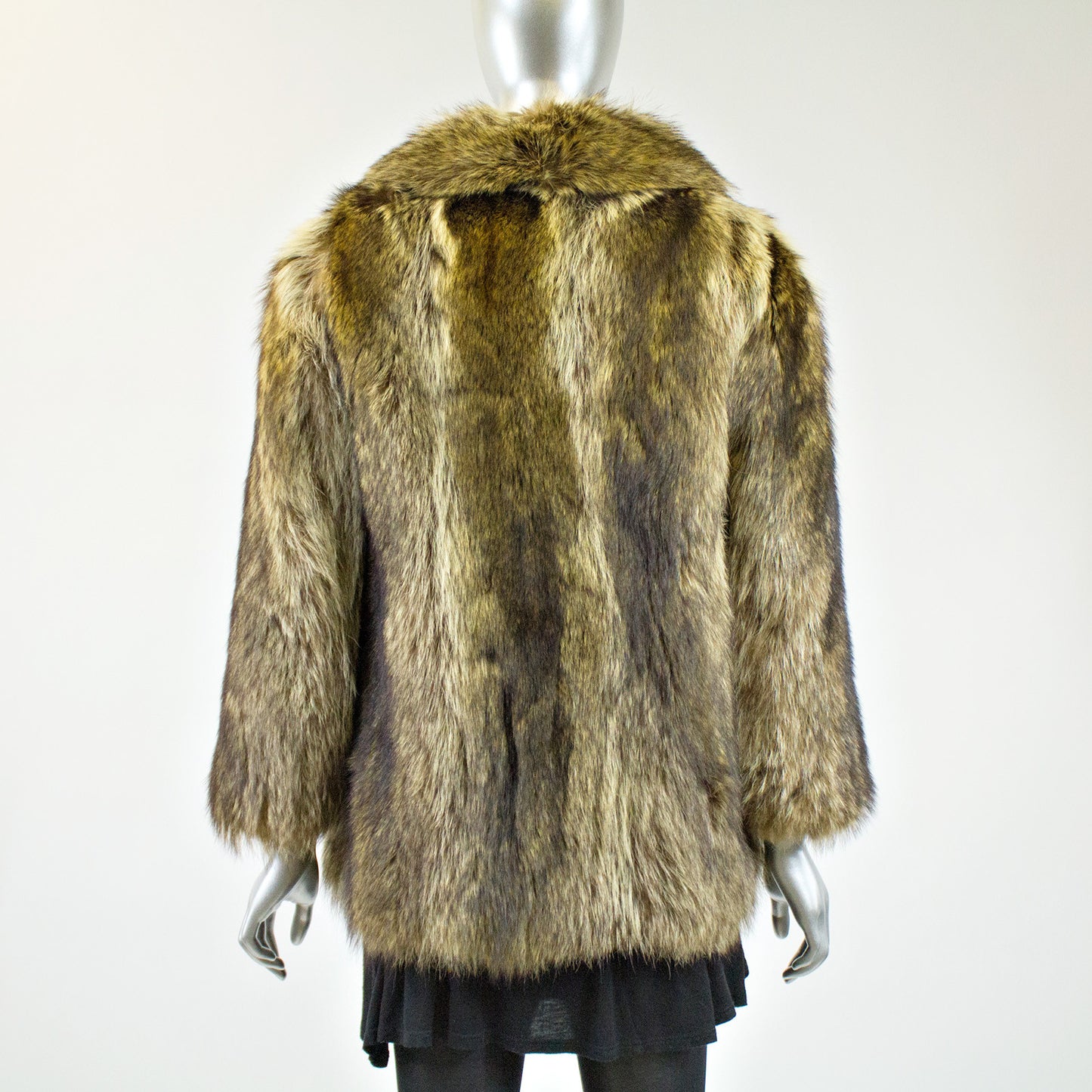 Raccoon Fur Jacket - Size S