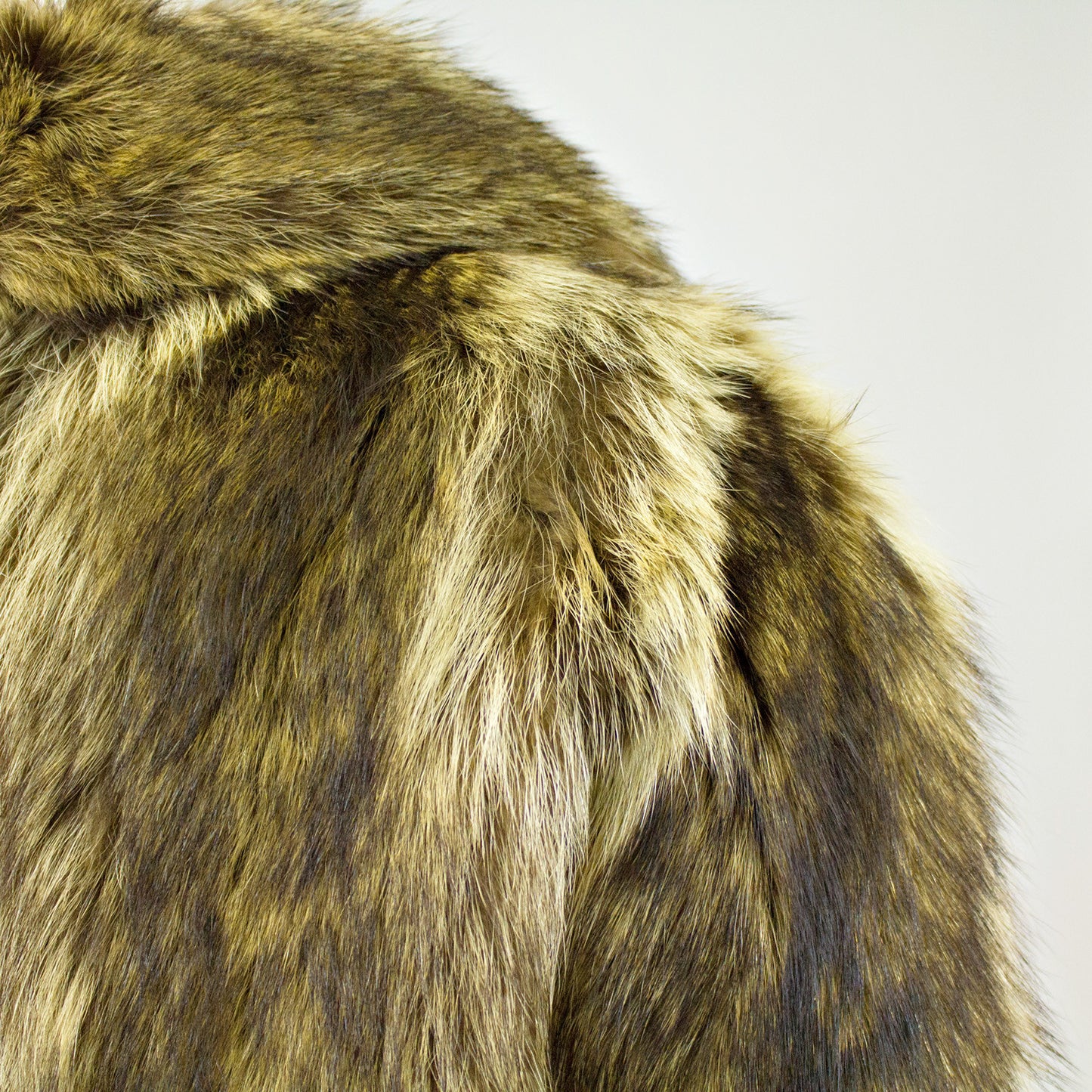 Raccoon Fur Jacket - Size S