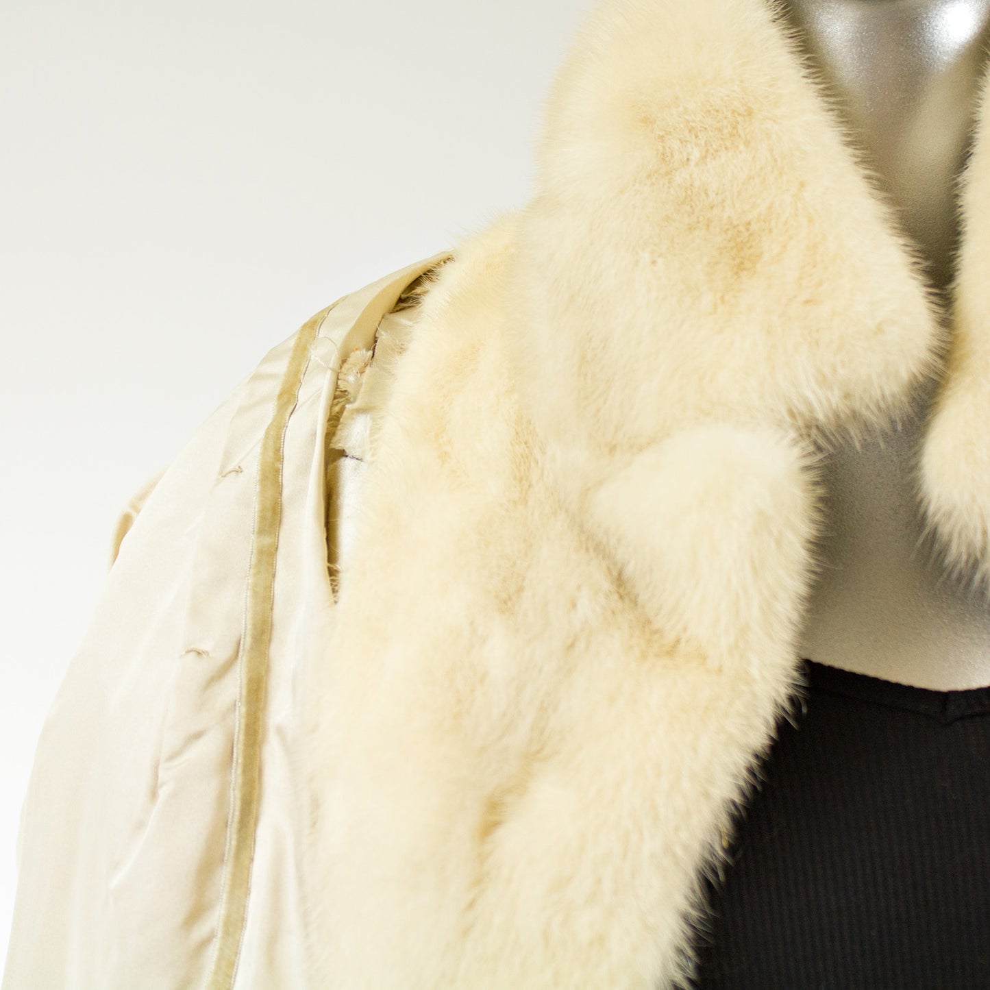 Pearl Mink Fur Jacket - Size S