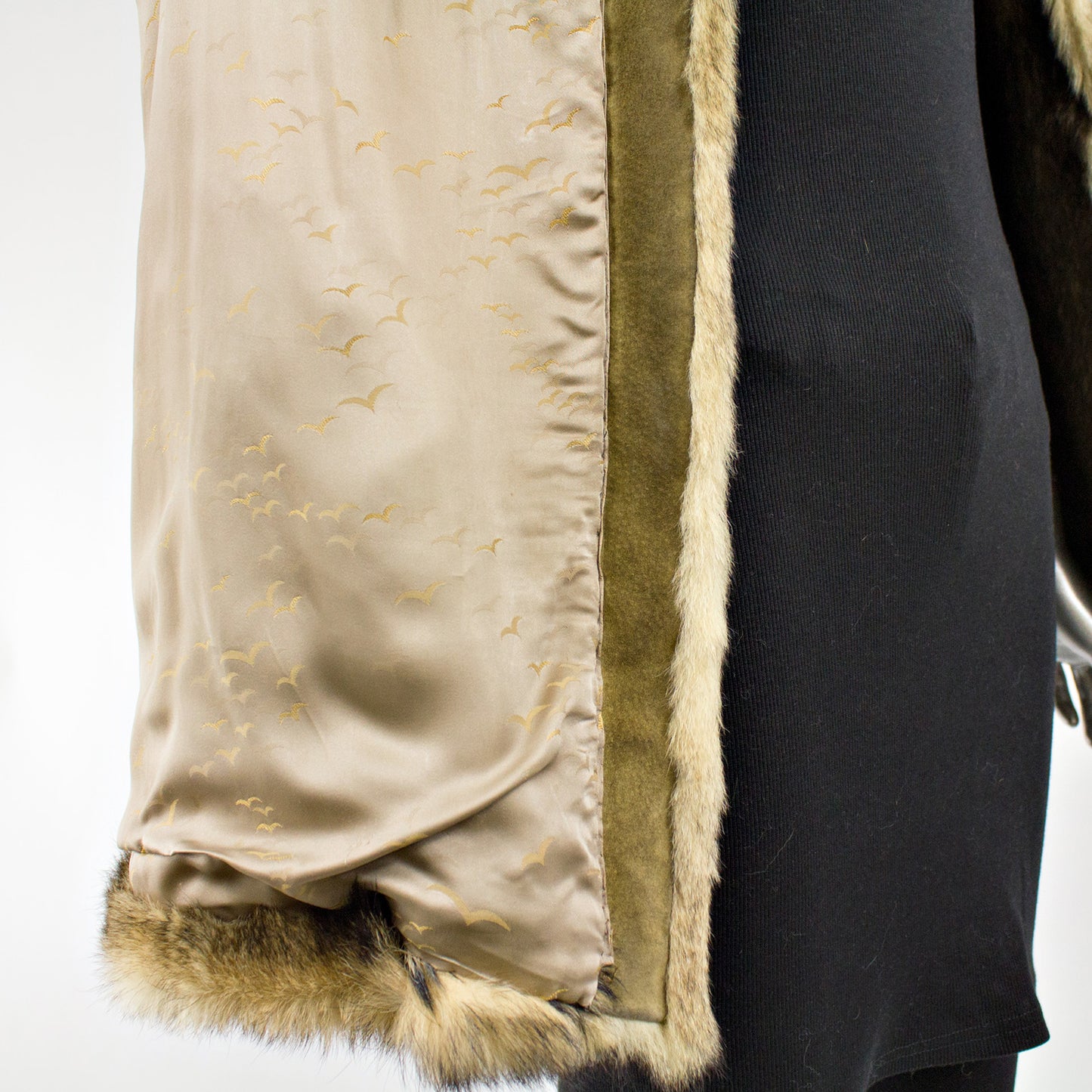 Raccoon Fur Jacket - Size S