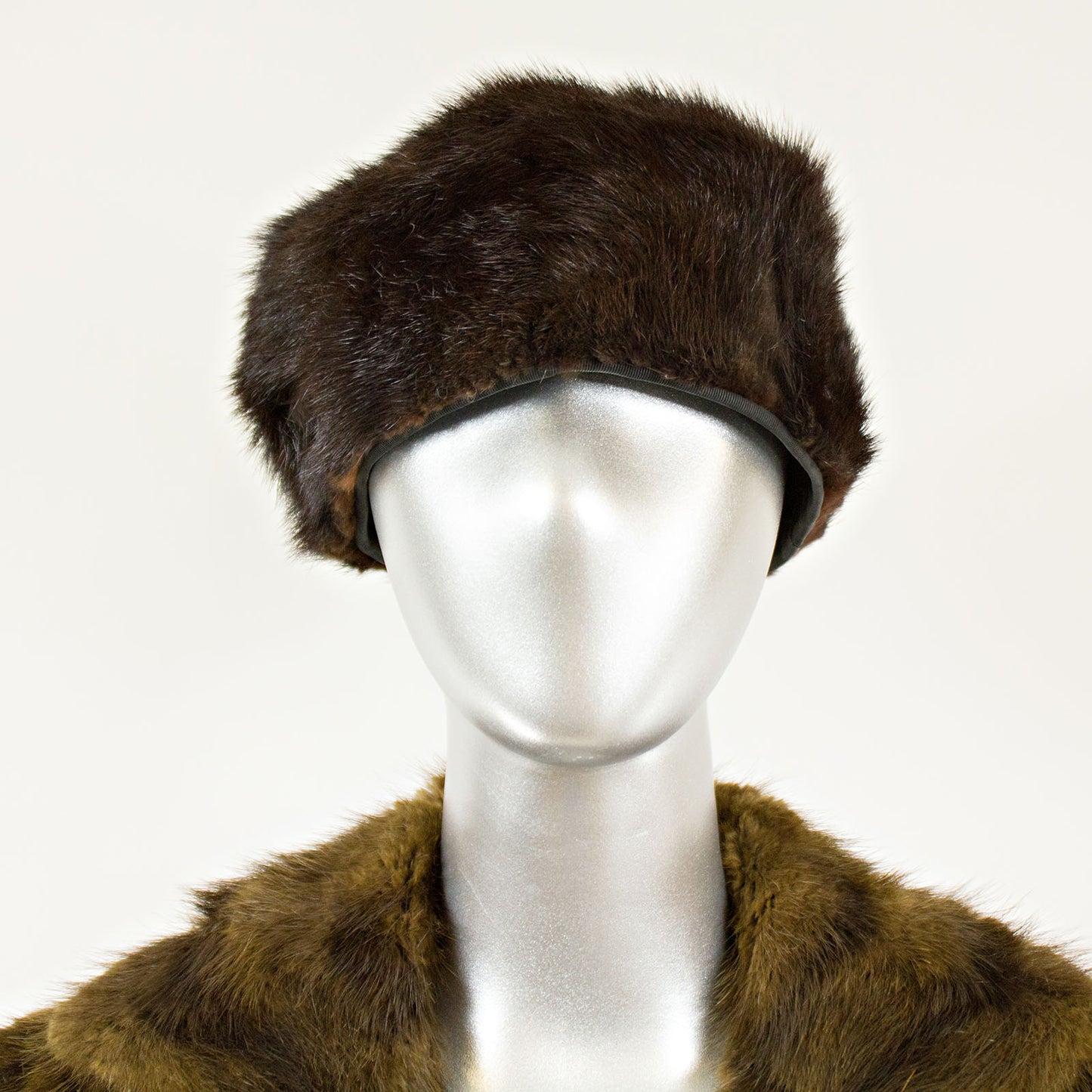 Muskrat Coat with FREE Hat - Size S