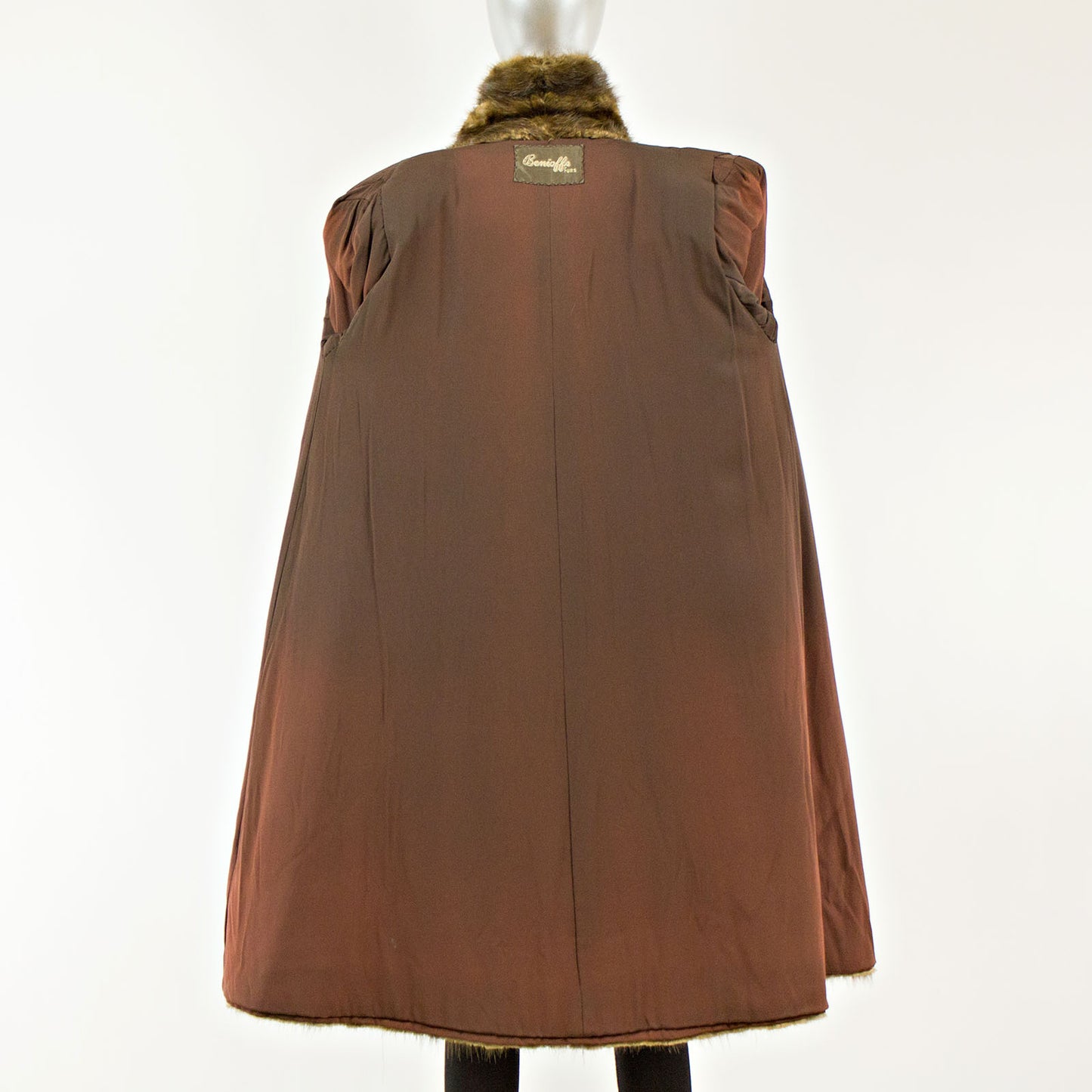 Muskrat Coat with FREE Hat - Size S