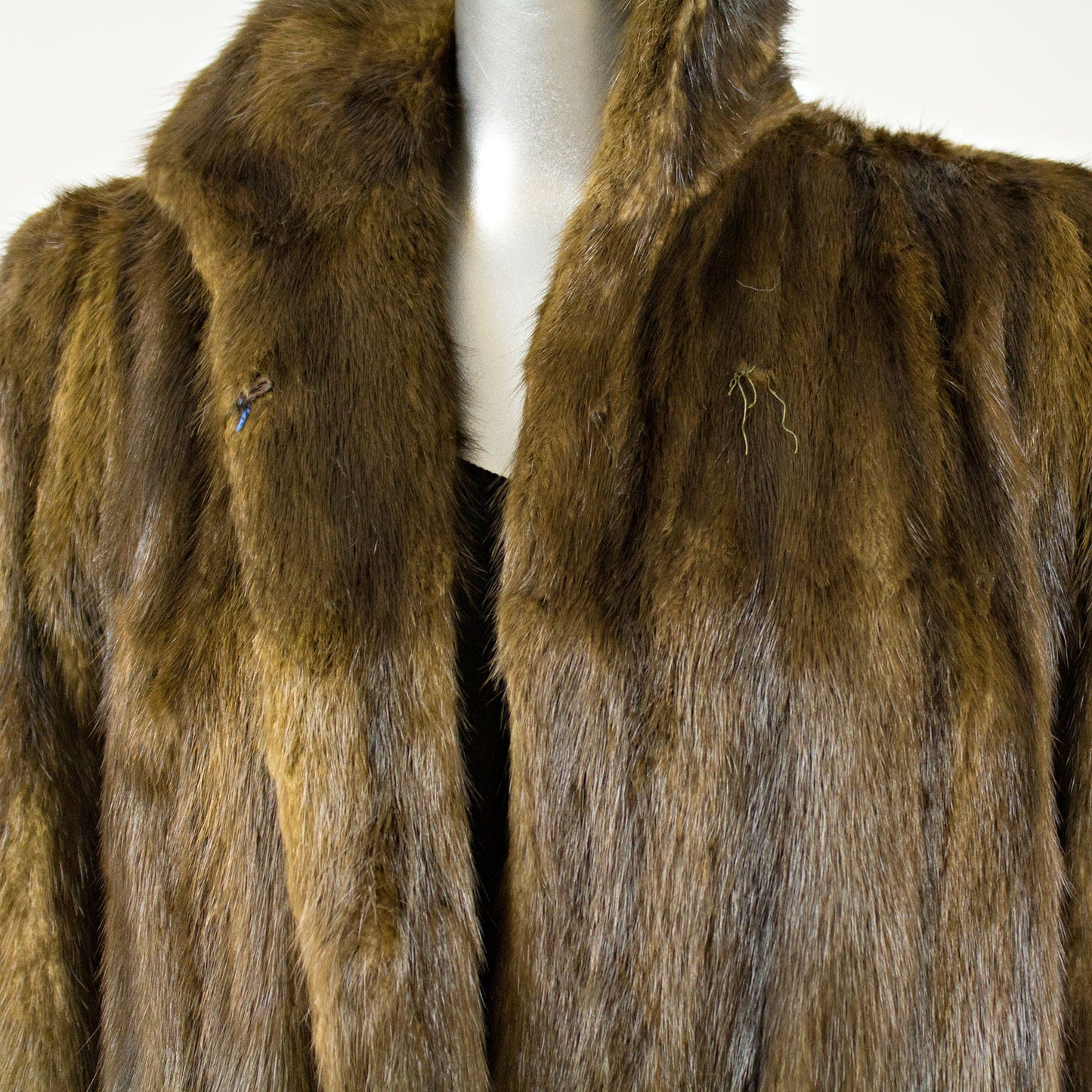 Muskrat Coat with FREE Hat - Size S
