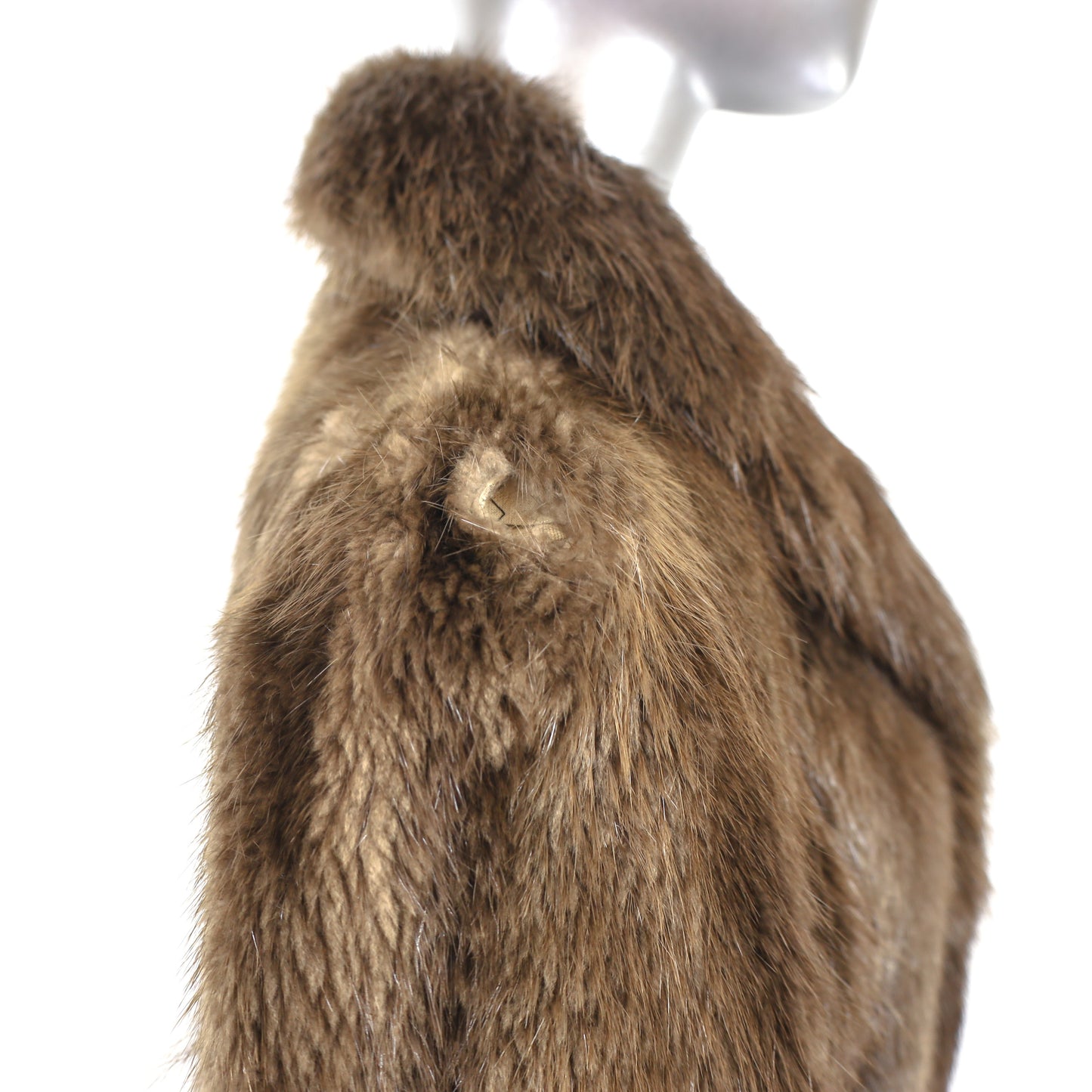Long Hair Beaver Coat- Size S