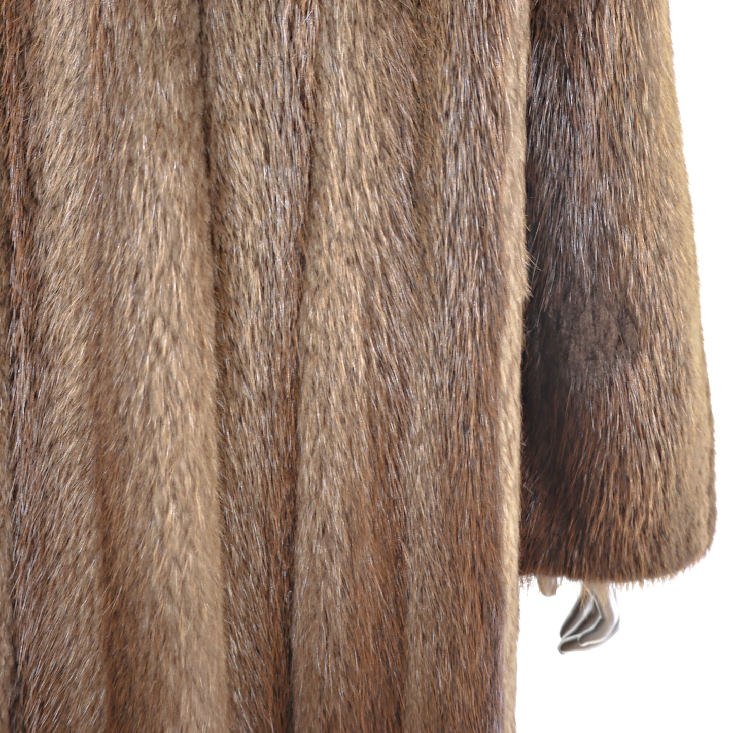Long Hair Beaver Coat- Size M