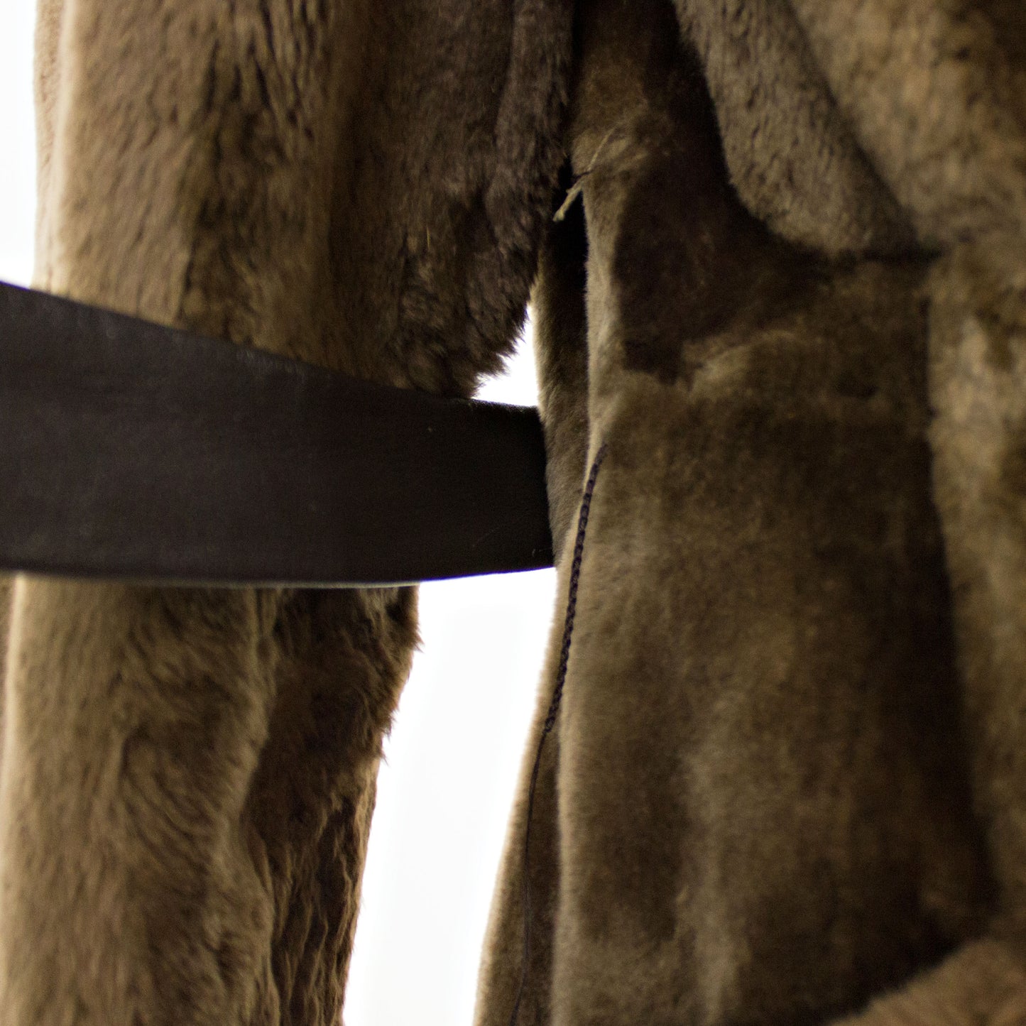 Brown Sheared Beaver Coat- Size XS