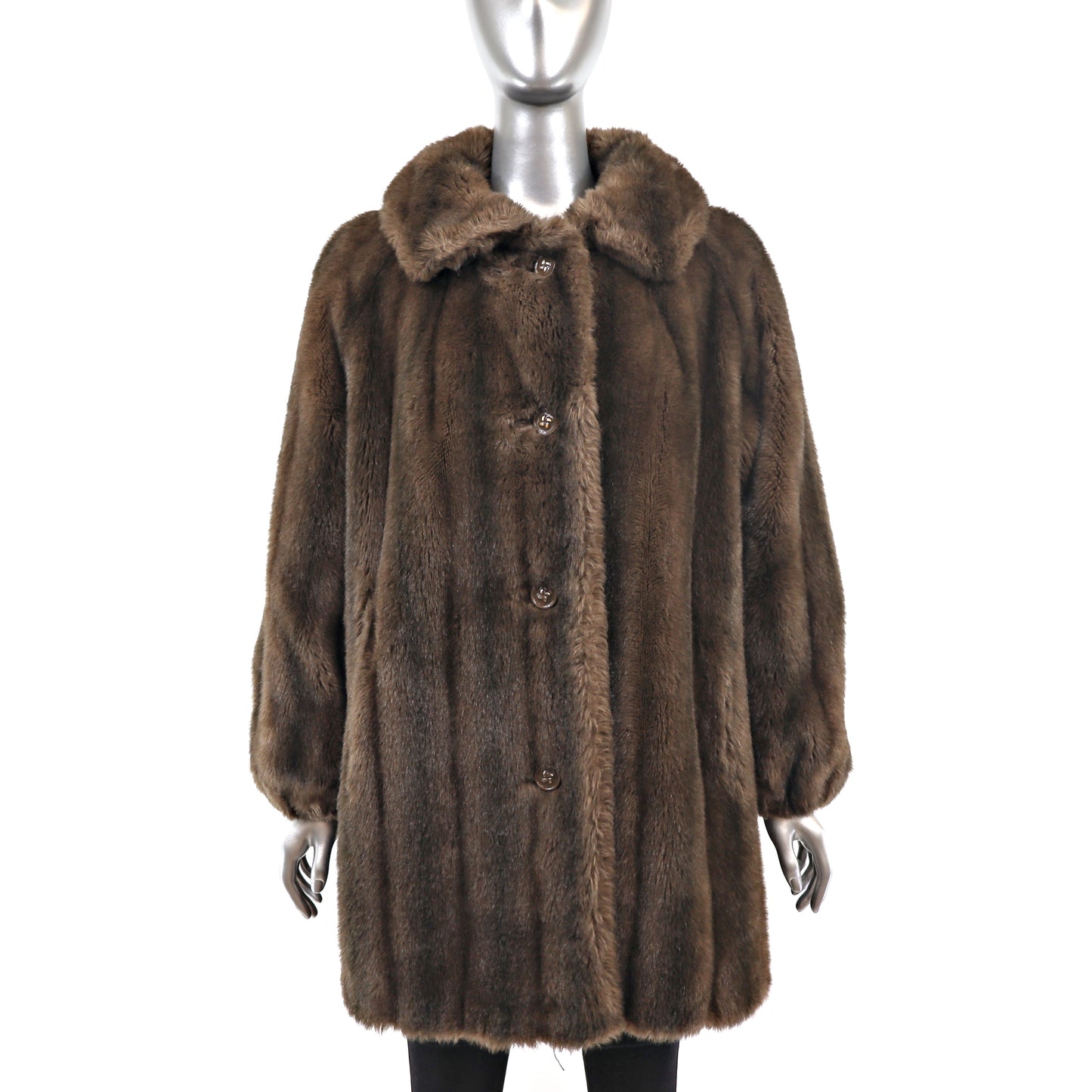 Faux Fur Jacket- Size XXL