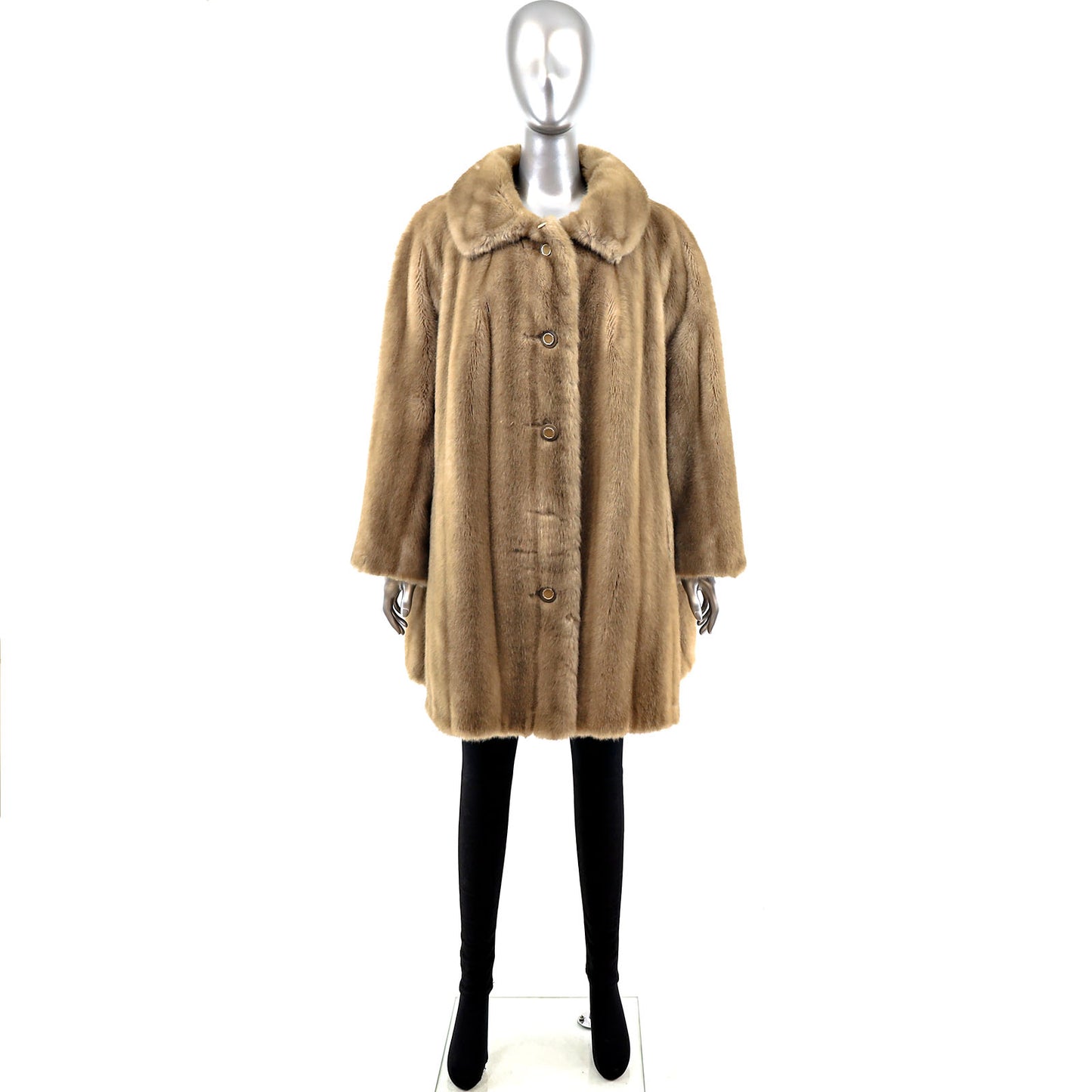 Faux Fur Coat- Size XXXXL