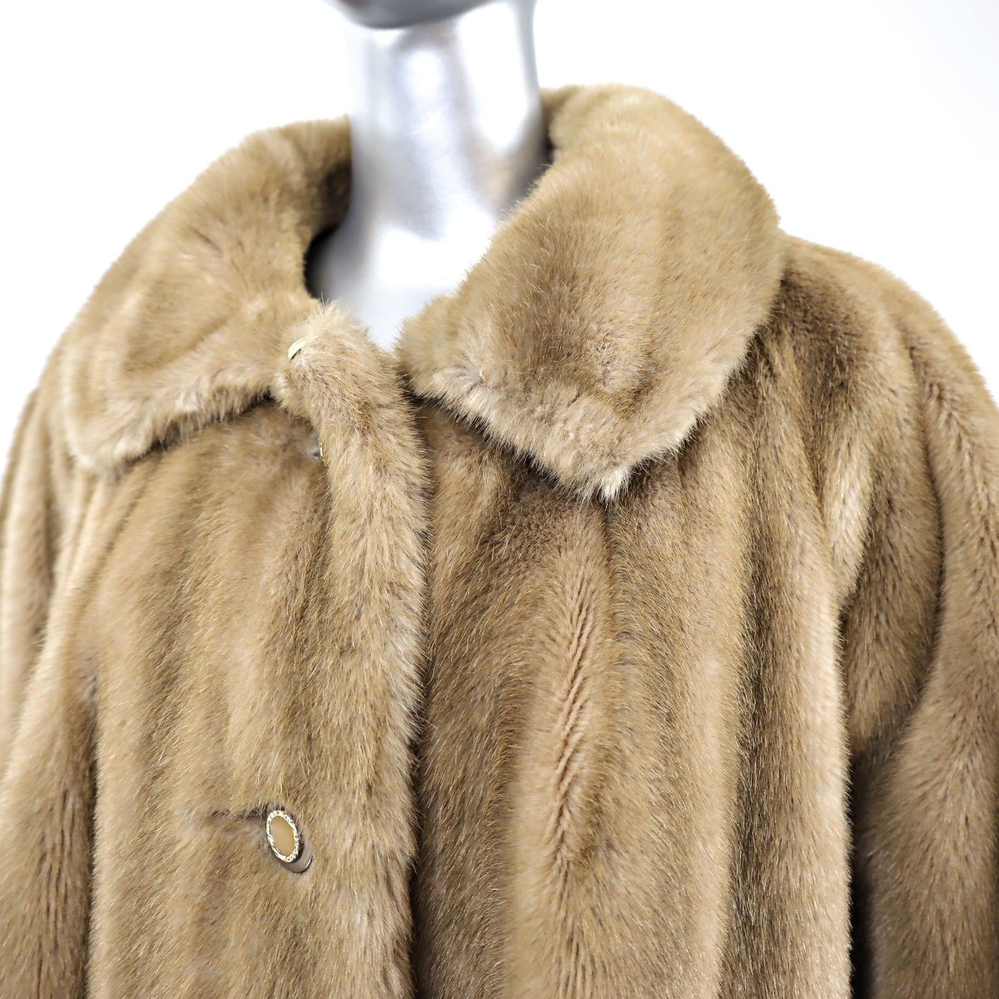 Faux Fur Coat- Size XXXXL