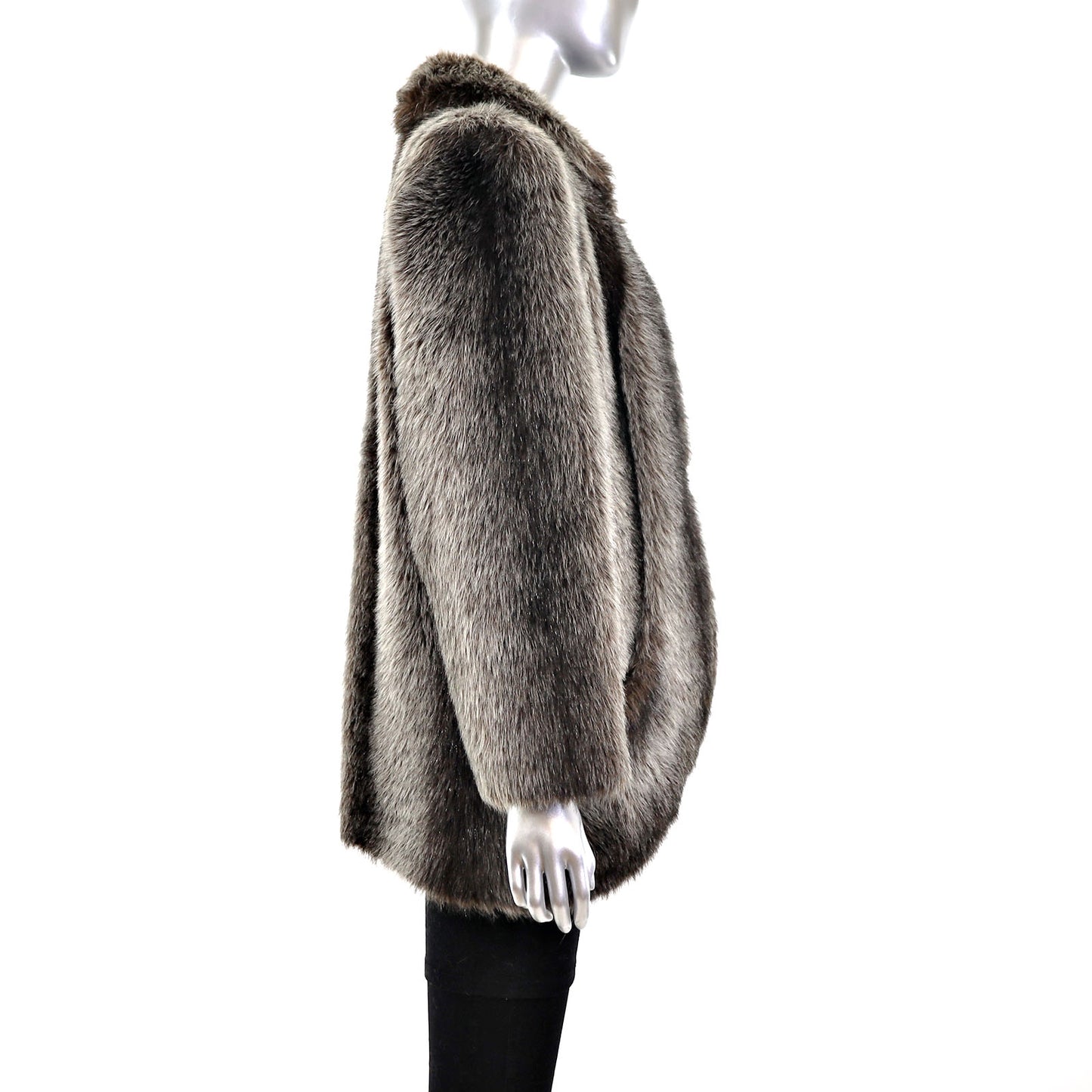 Faux Fur Jacket- Size M
