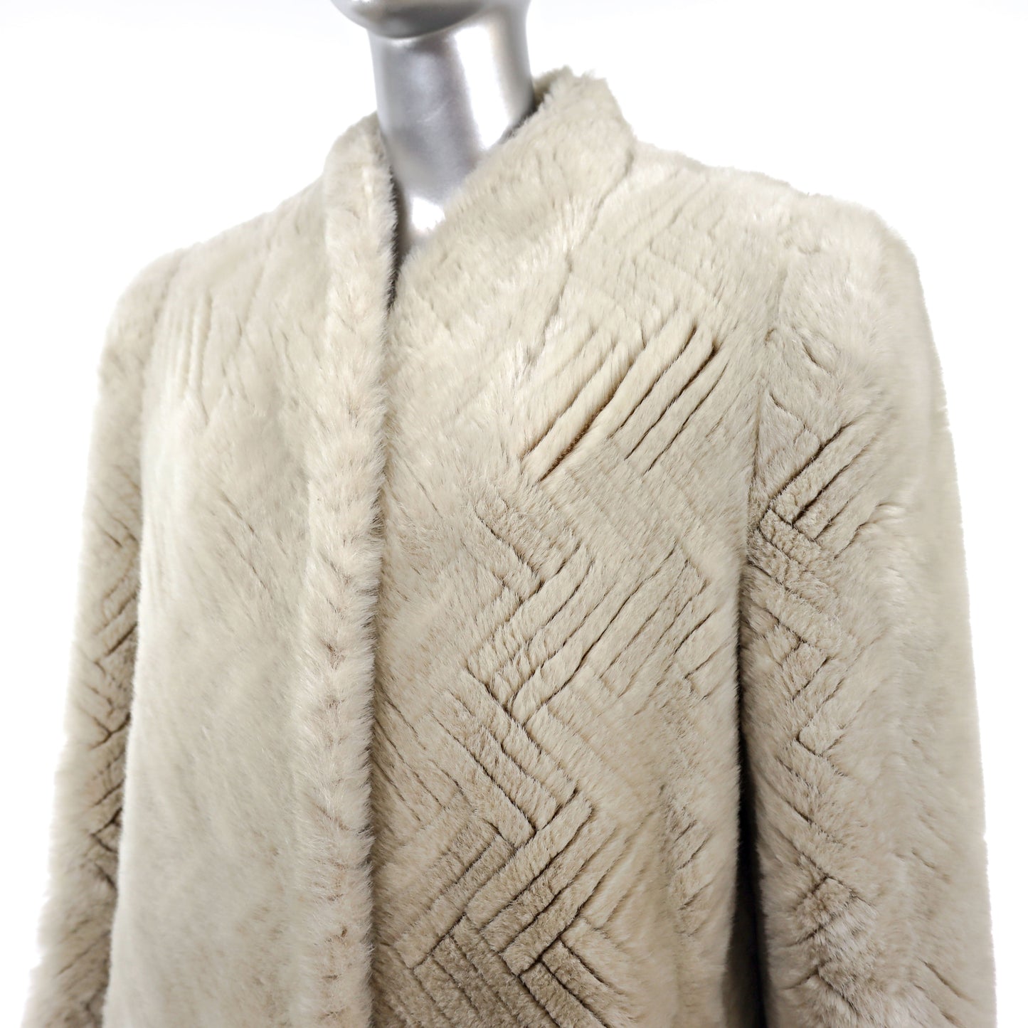 Faux Fur Jacket- Size M