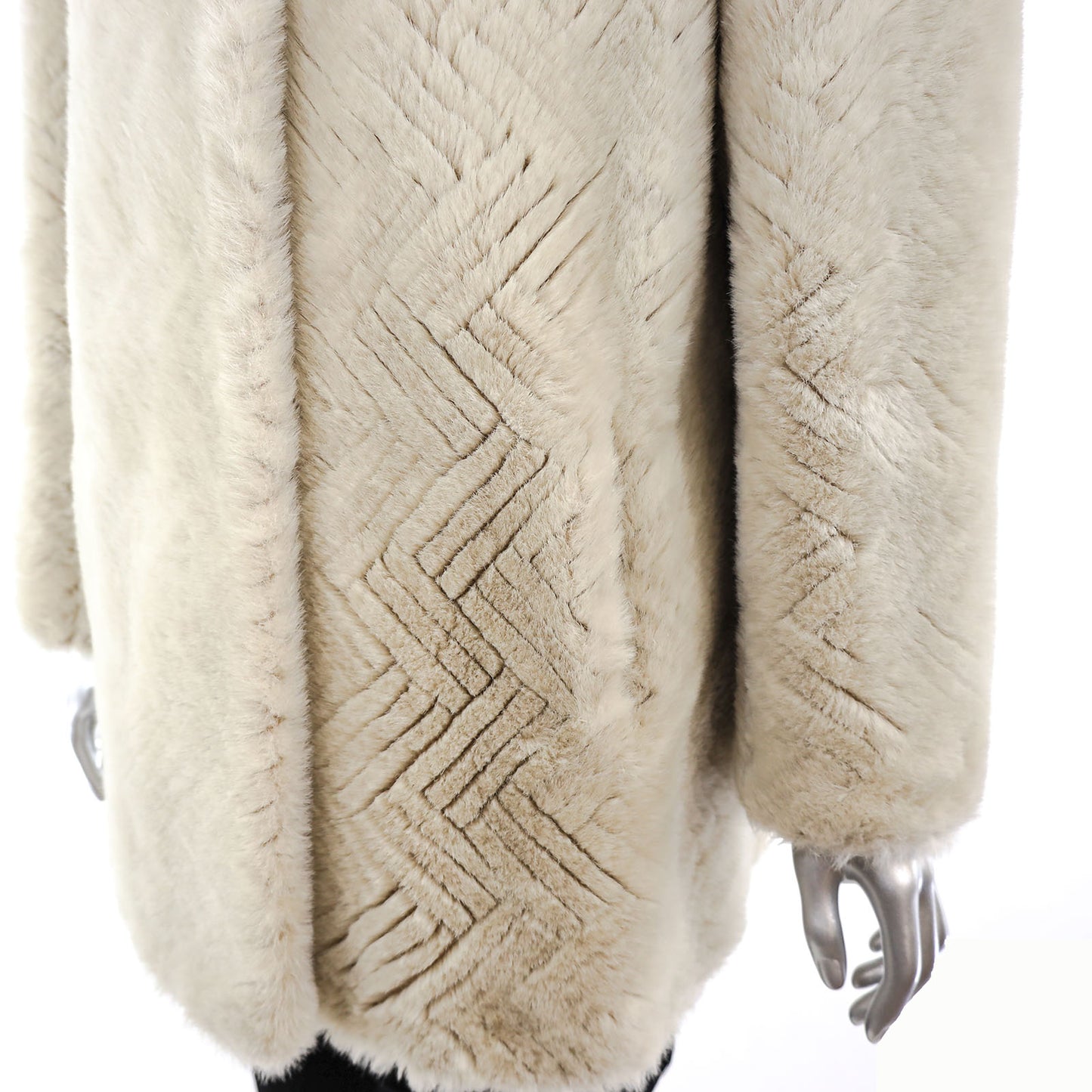 Faux Fur Jacket- Size M
