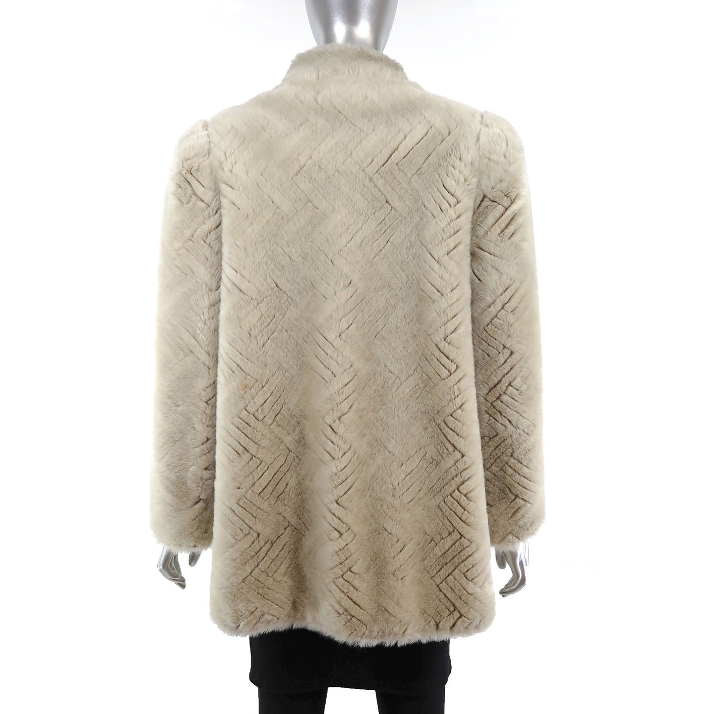 Faux Fur Jacket- Size M