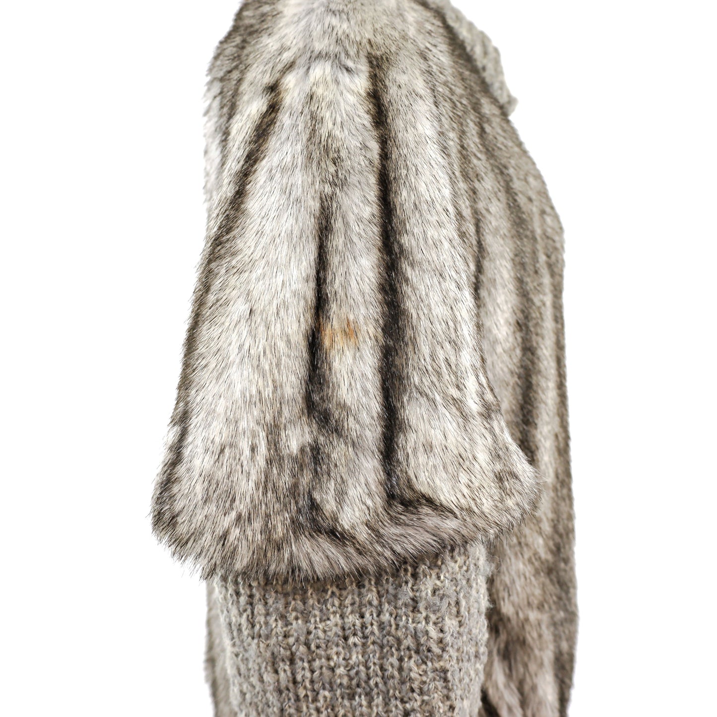 Faux Fur Jacket- Size L