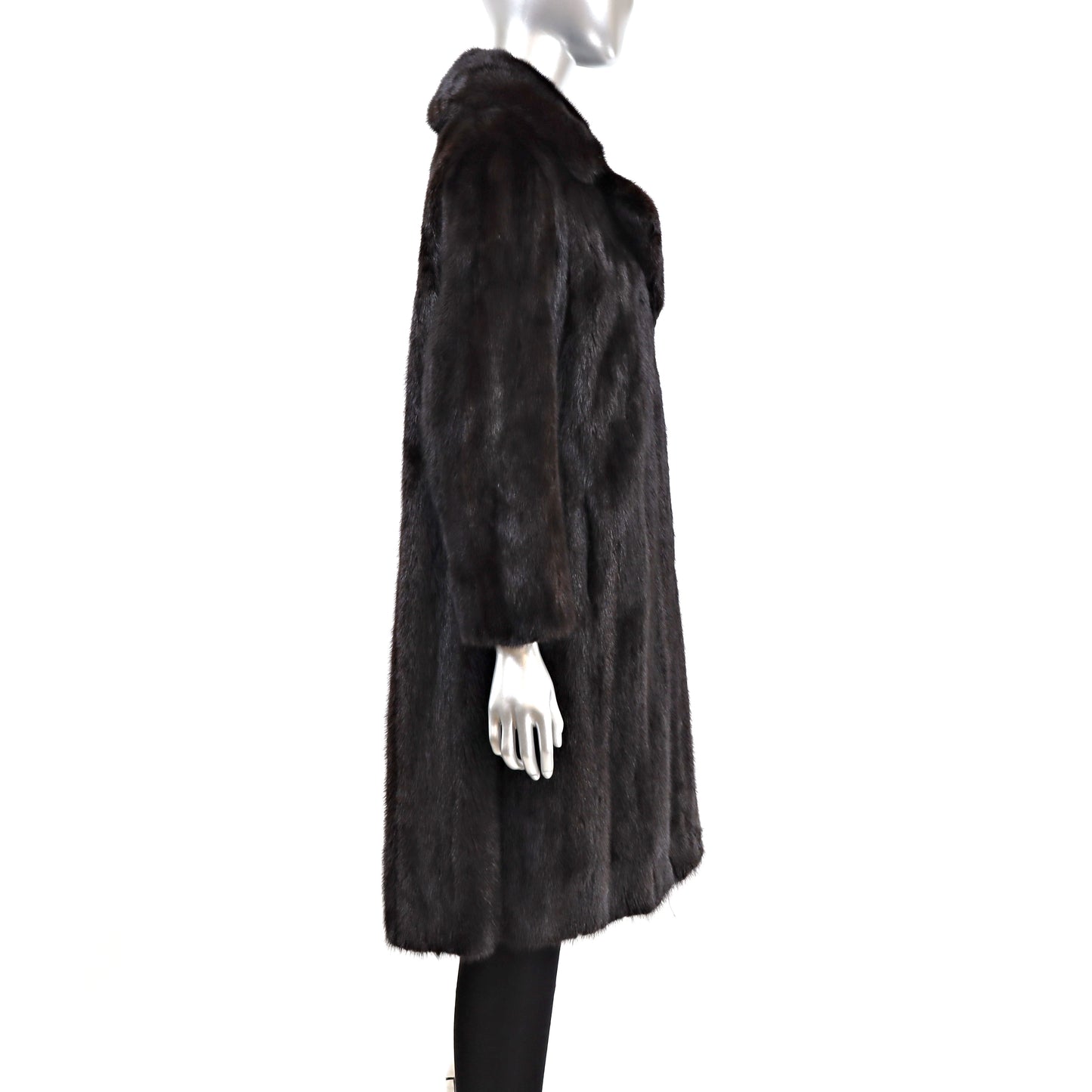 Mahogany Mink Coat- Size M