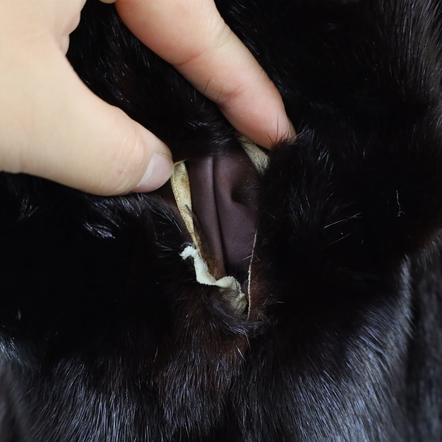 Dark Brown Mink Coat- Size M