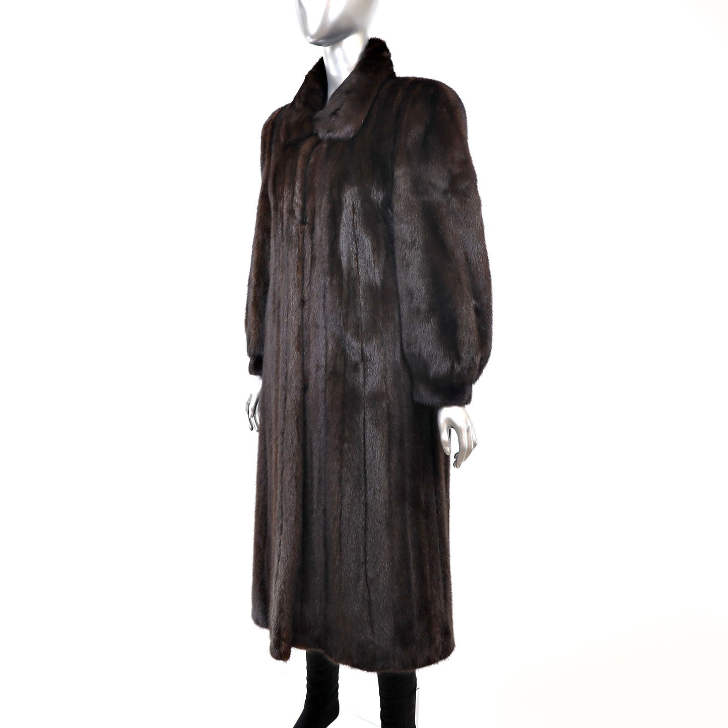 Mahogany Mink Coat- Size M