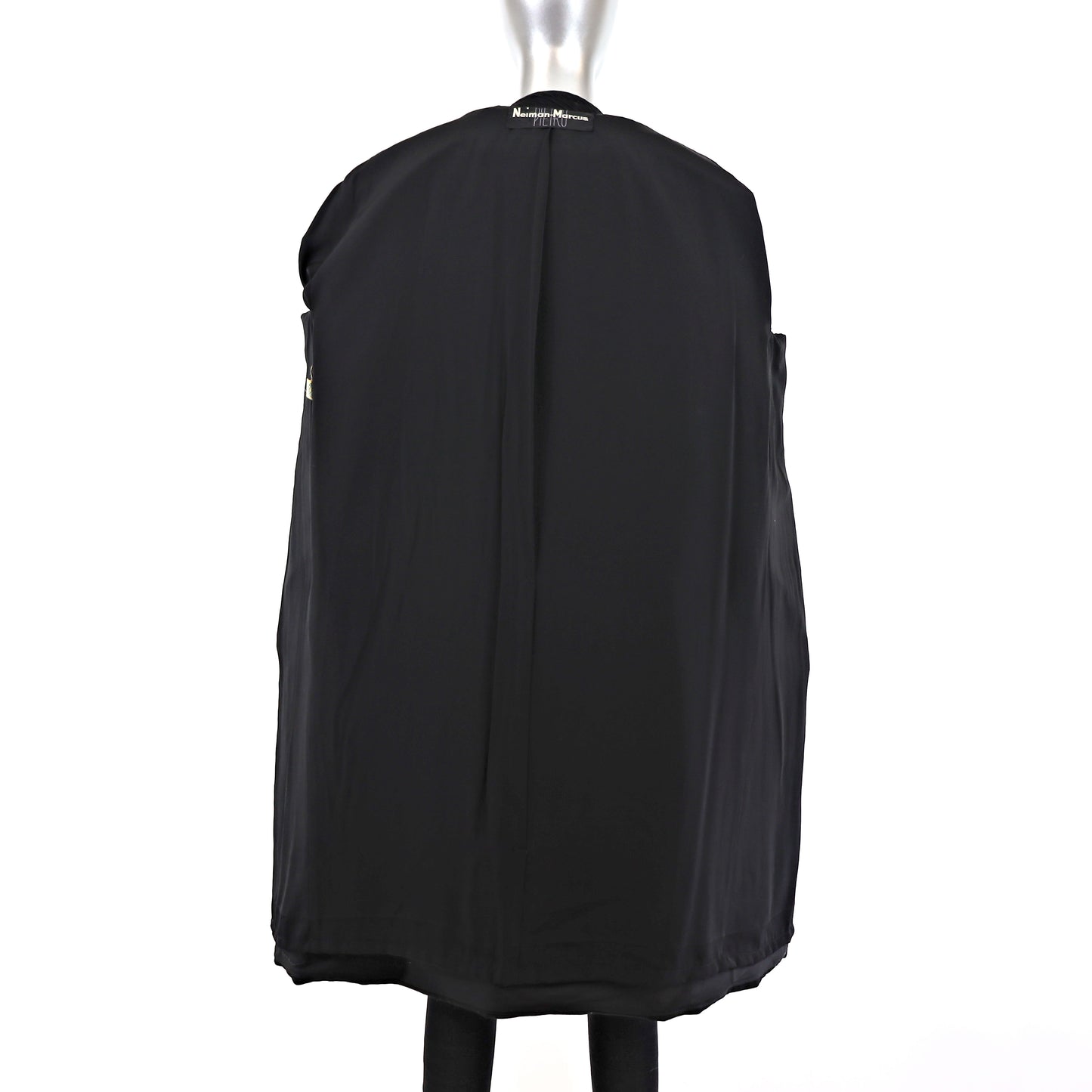 Neiman Marcus Micro Fiber Coat with Mink Trim- Size M