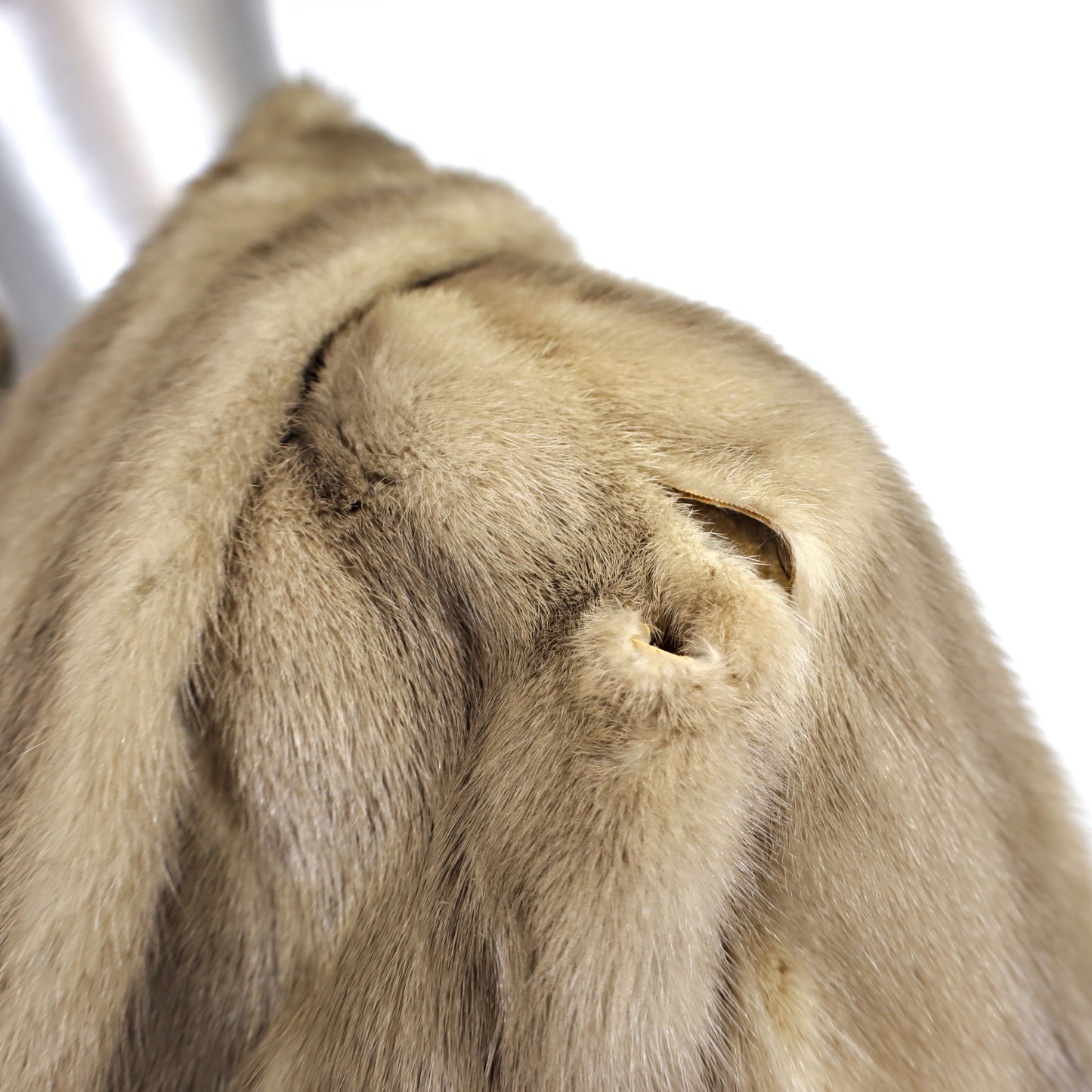 Grey Mink Cape- Free Size