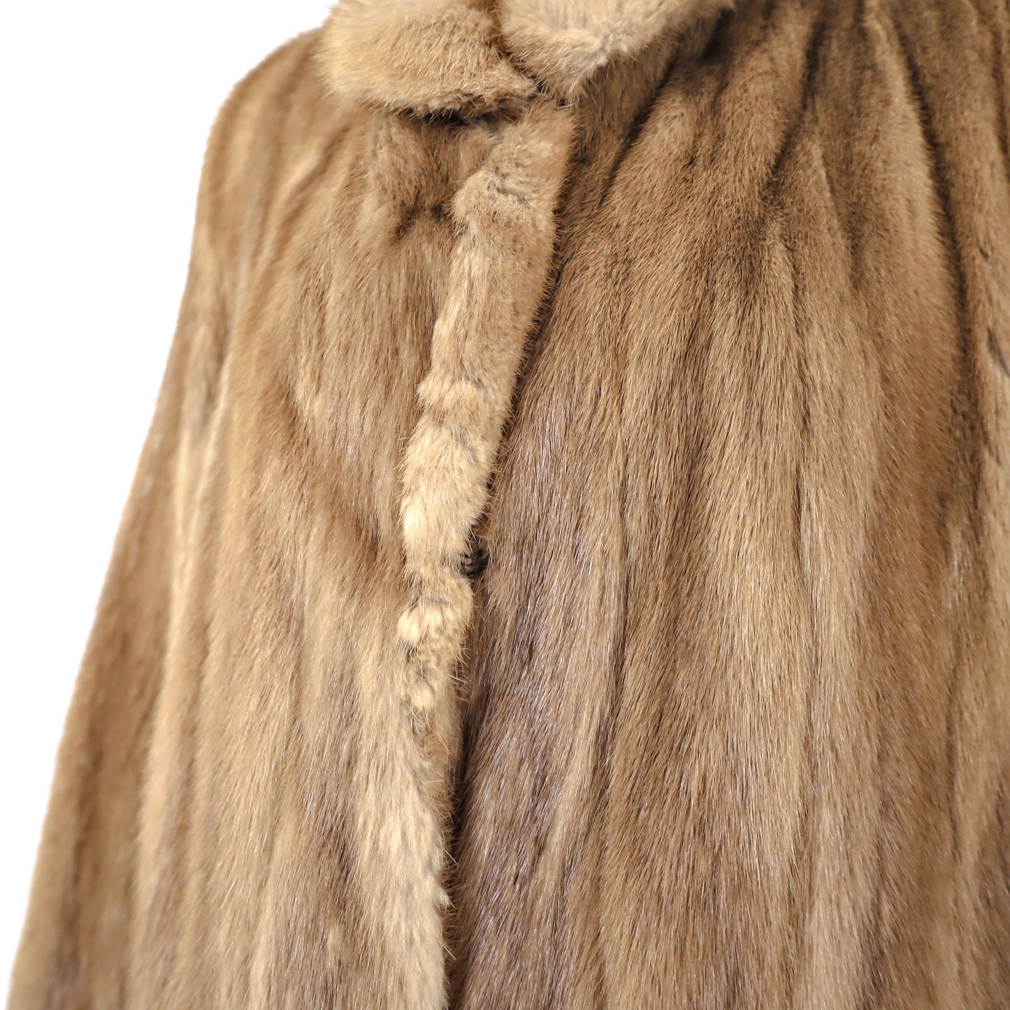Light Brown Mink 3/4 Coat- Size L