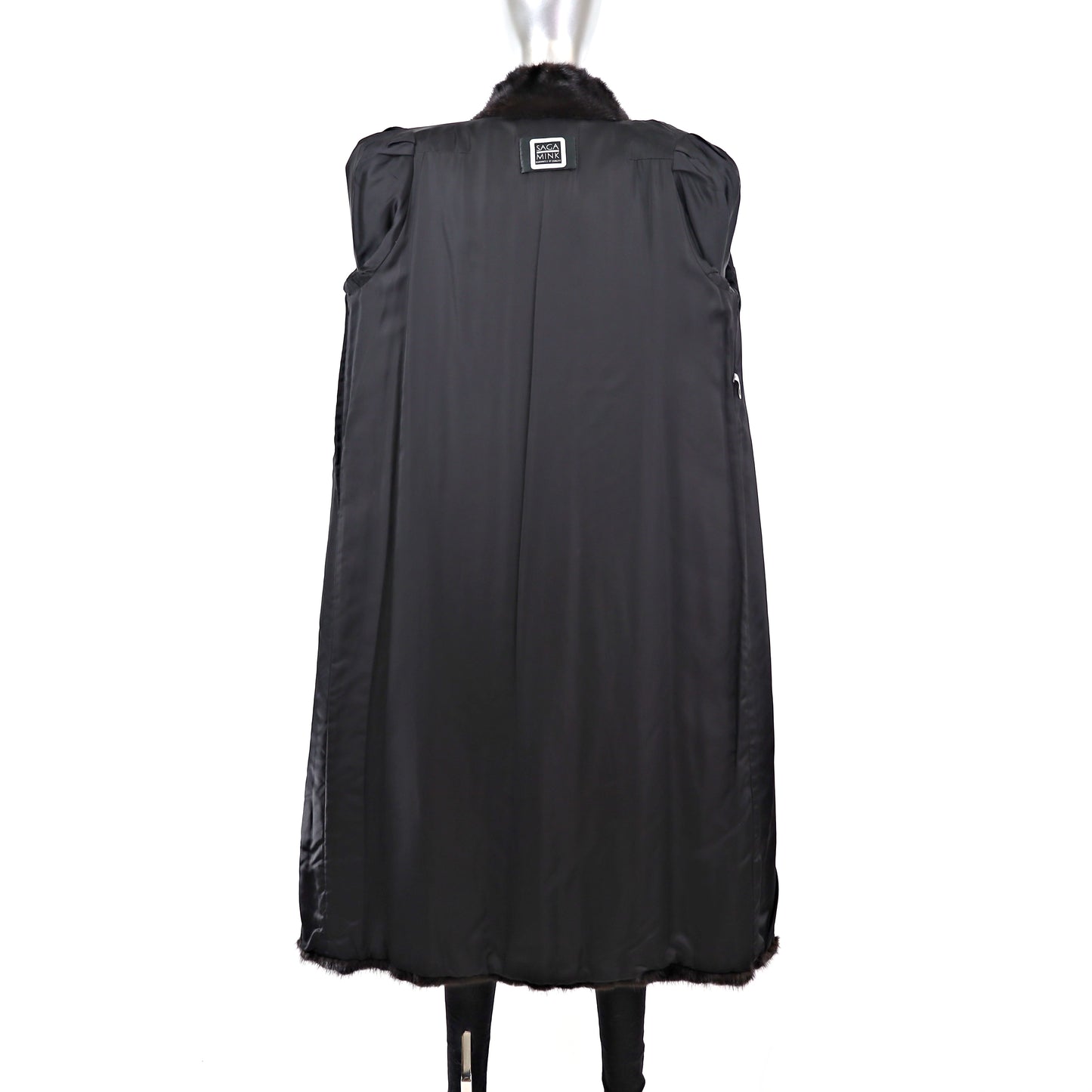 Dark Brown Mink Coat- Size M