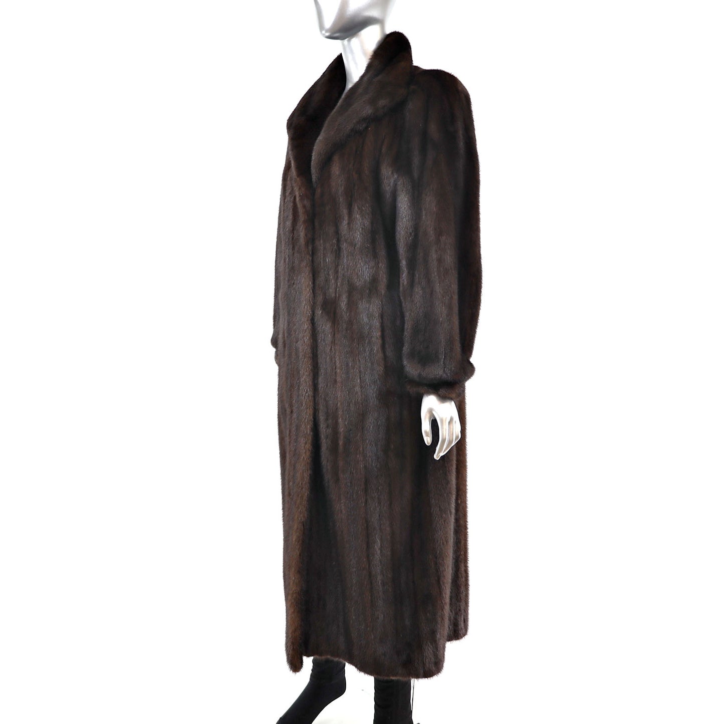 Mahogany Mink Coat- Size L