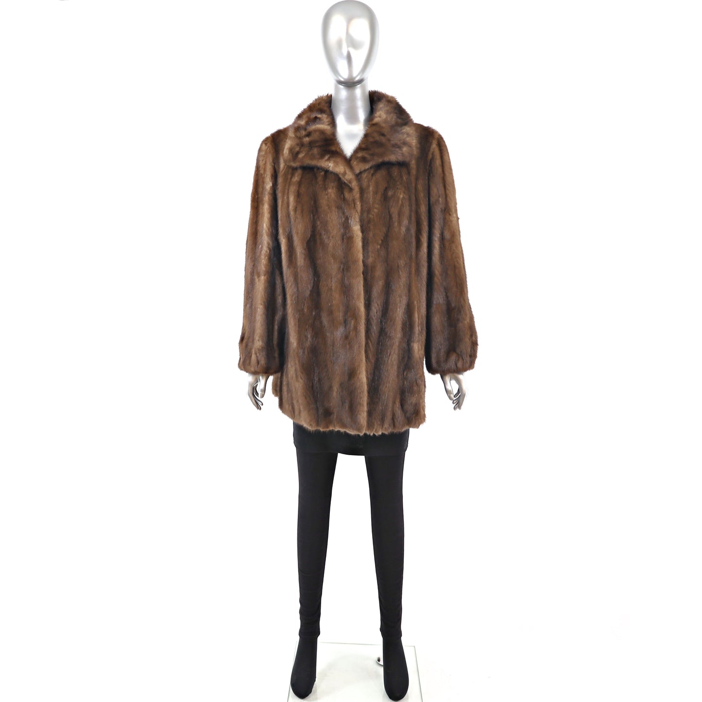 Lunaraine Mink 3/4 Coat- Size M