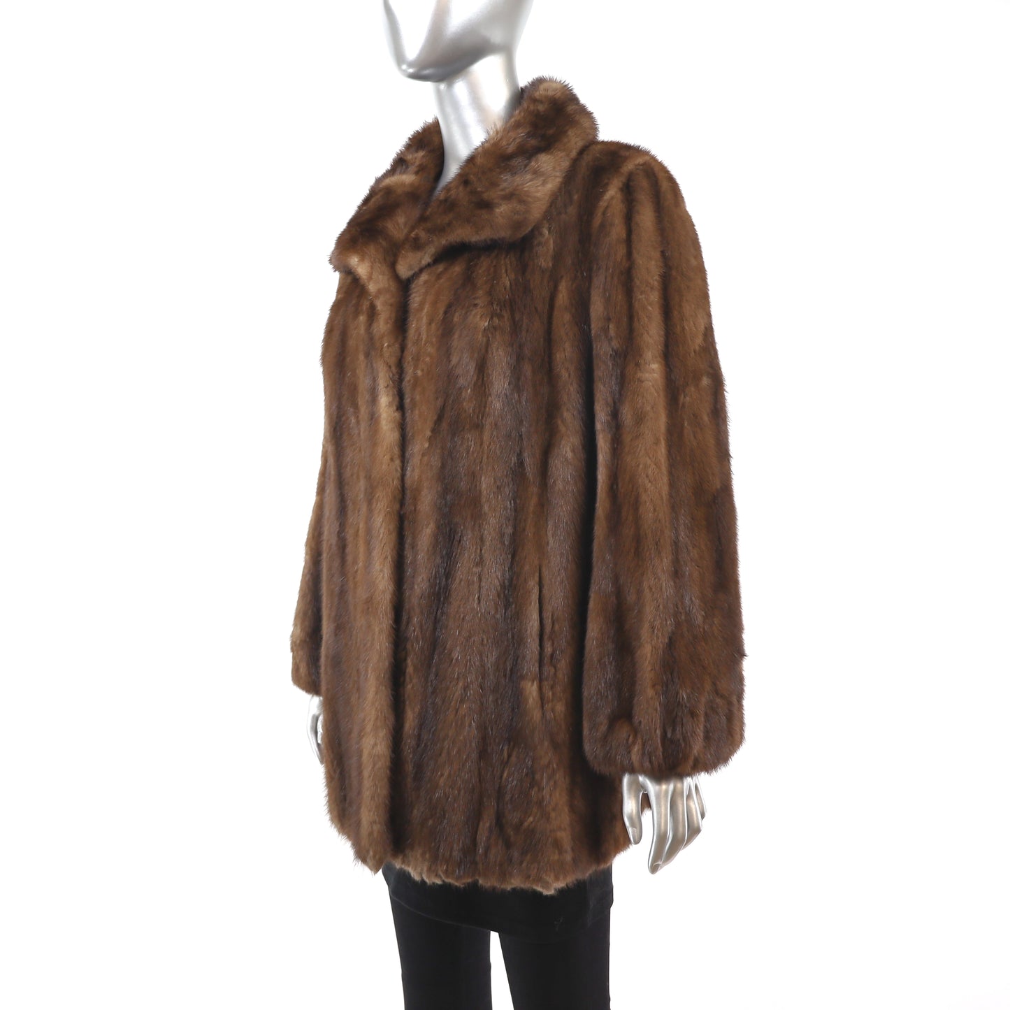 Lunaraine Mink 3/4 Coat- Size M
