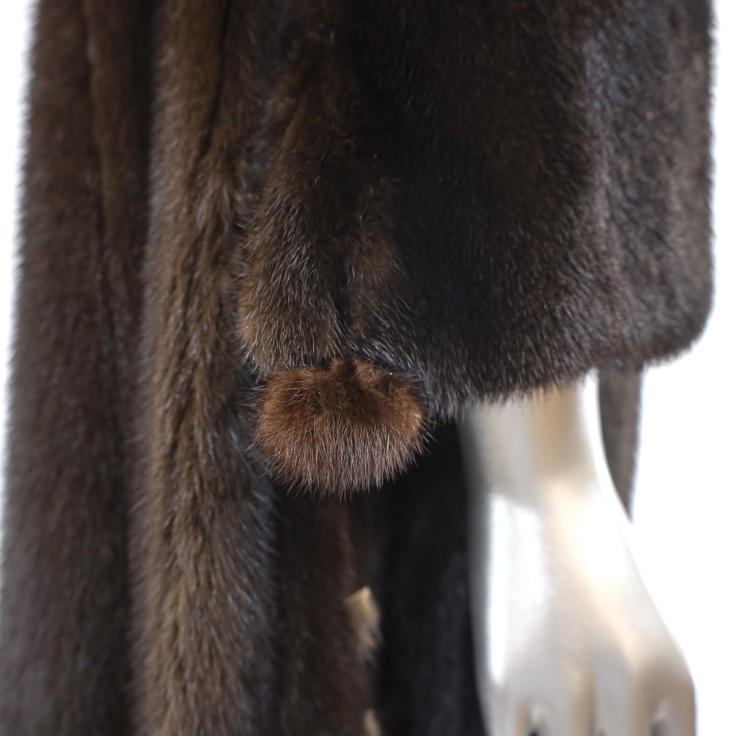 Black Mink Coat- Size M