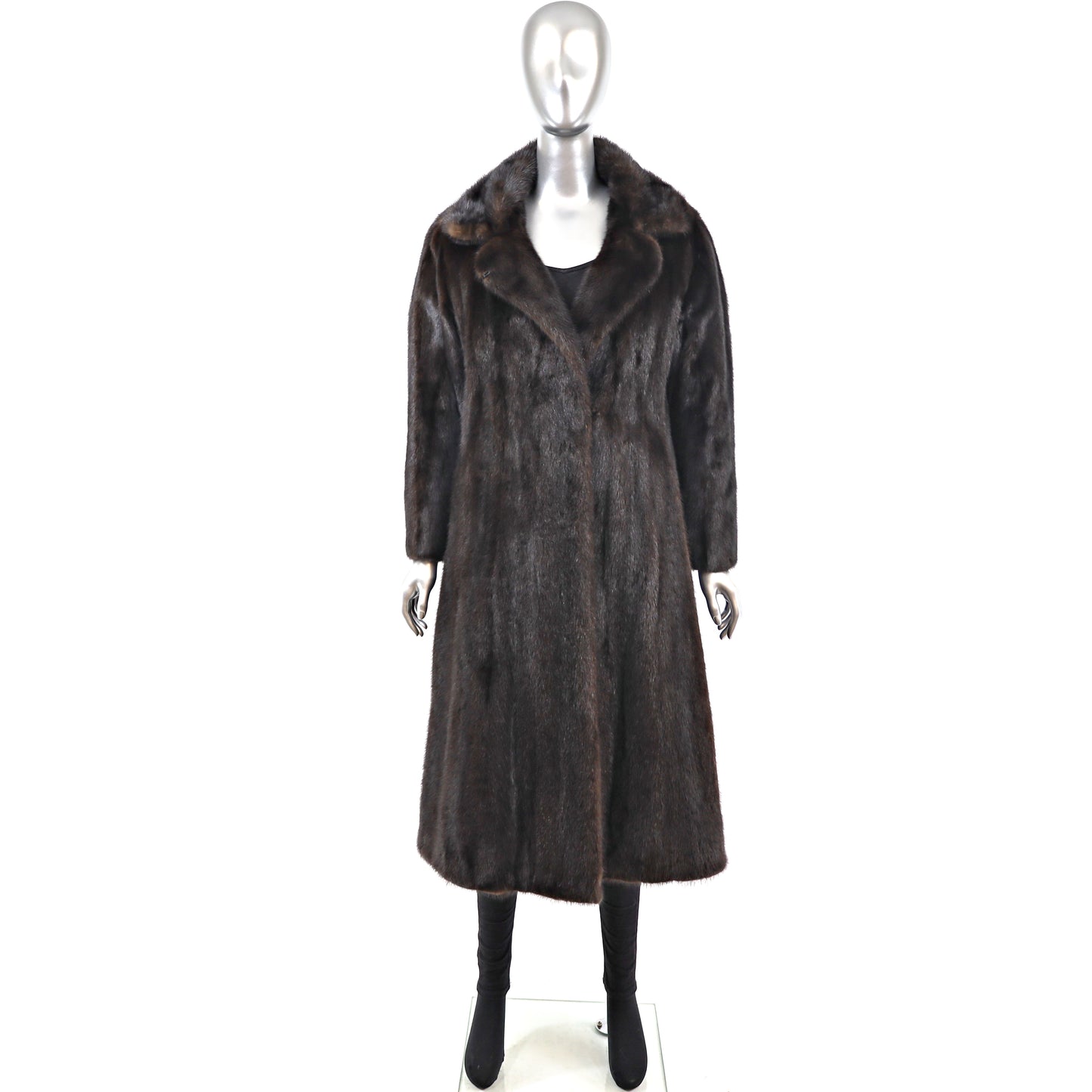 Mahogany Mink Coat- Size S