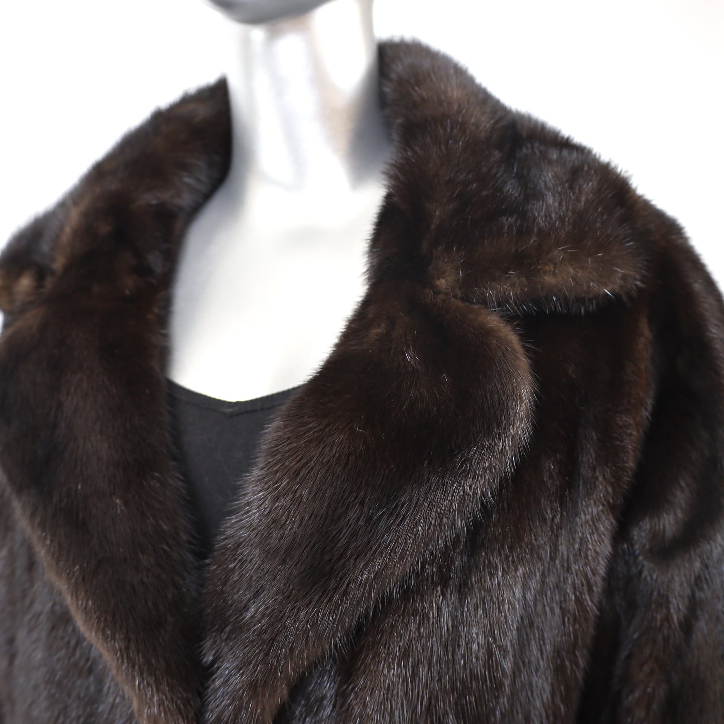 Mahogany Mink Coat- Size S