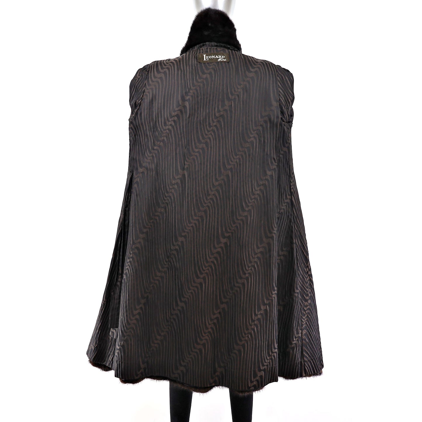 Mahogany Mink Coat- Size S