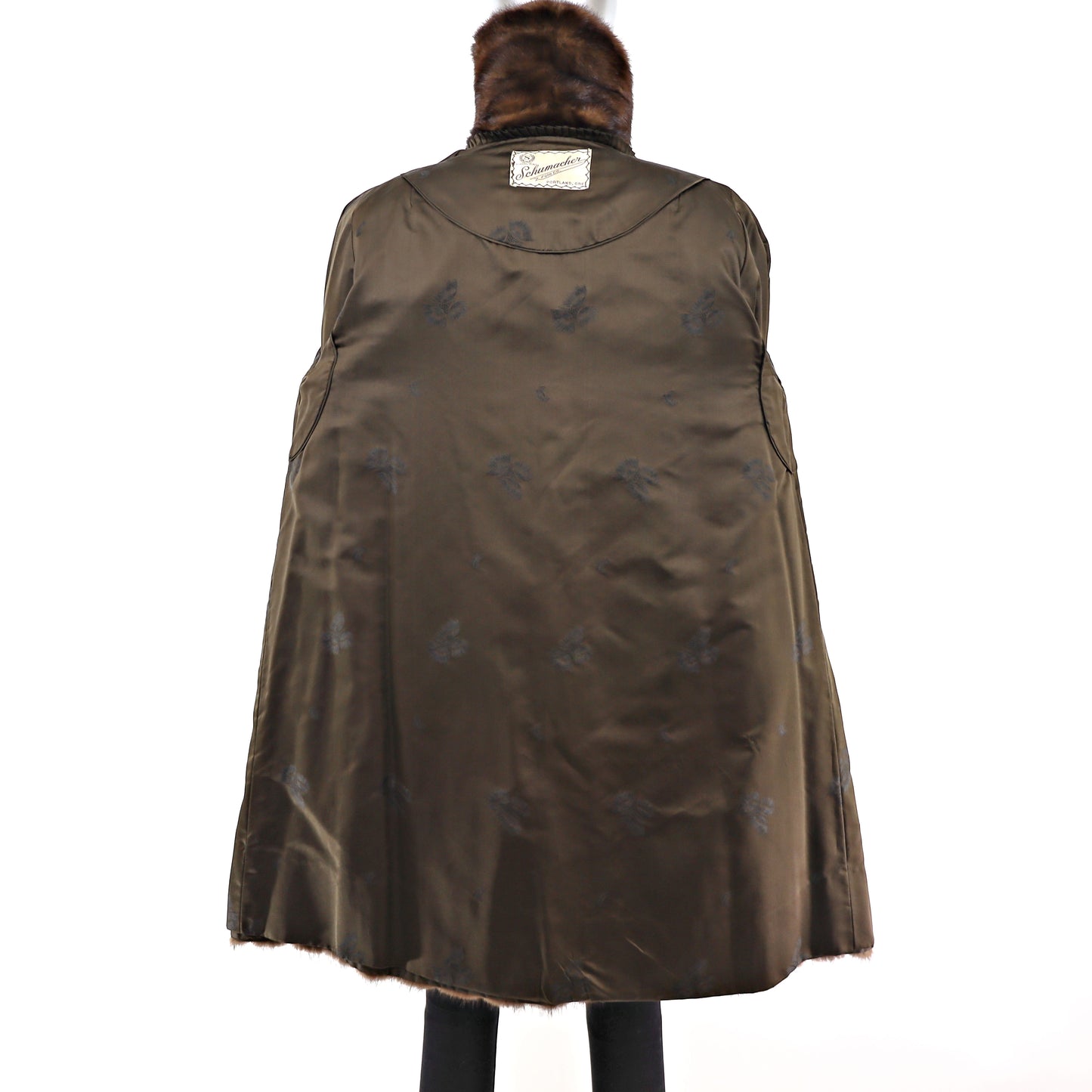 Mahogany Mink Coat- Size L